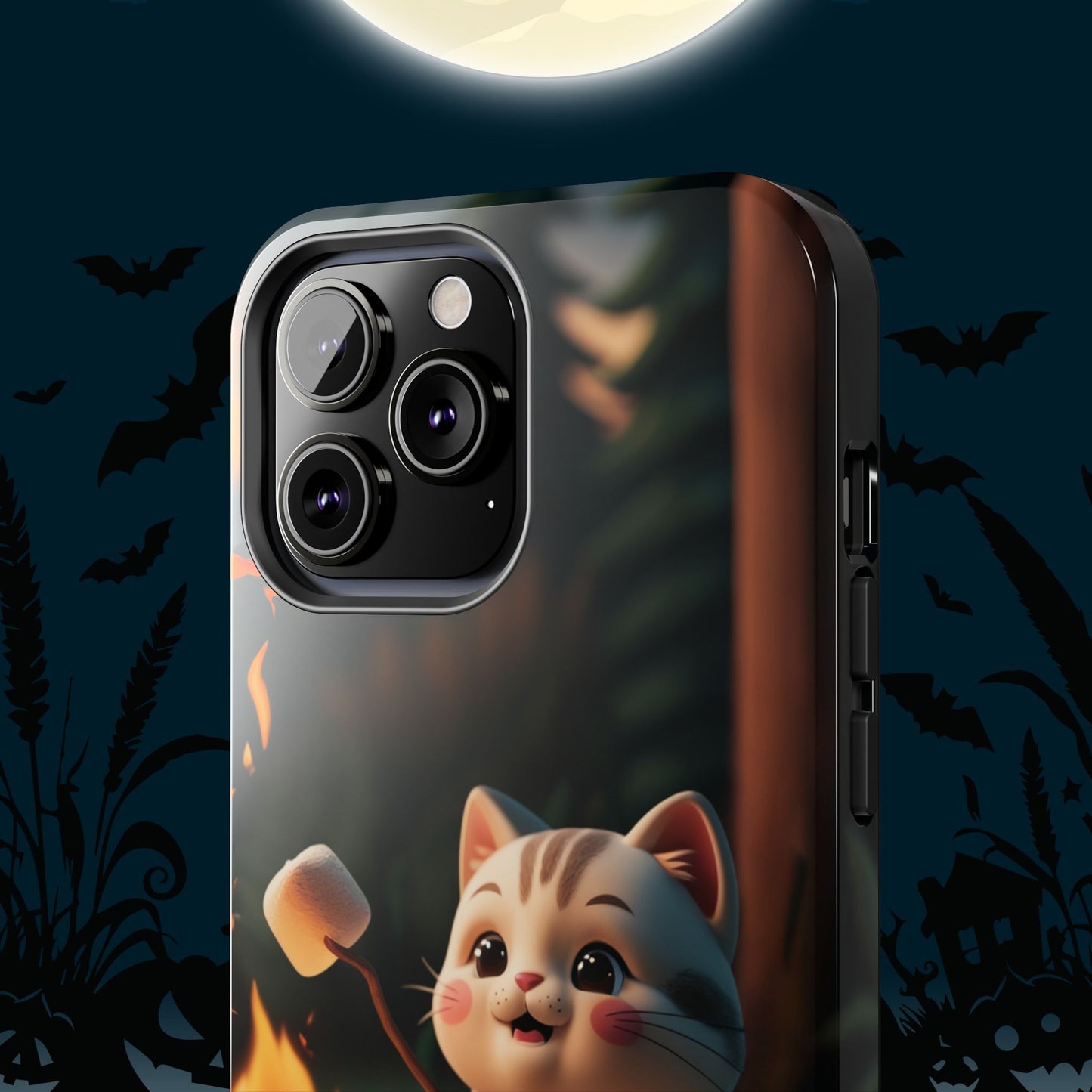 Meowstic Grip Wireless Charging Support Tough Case.