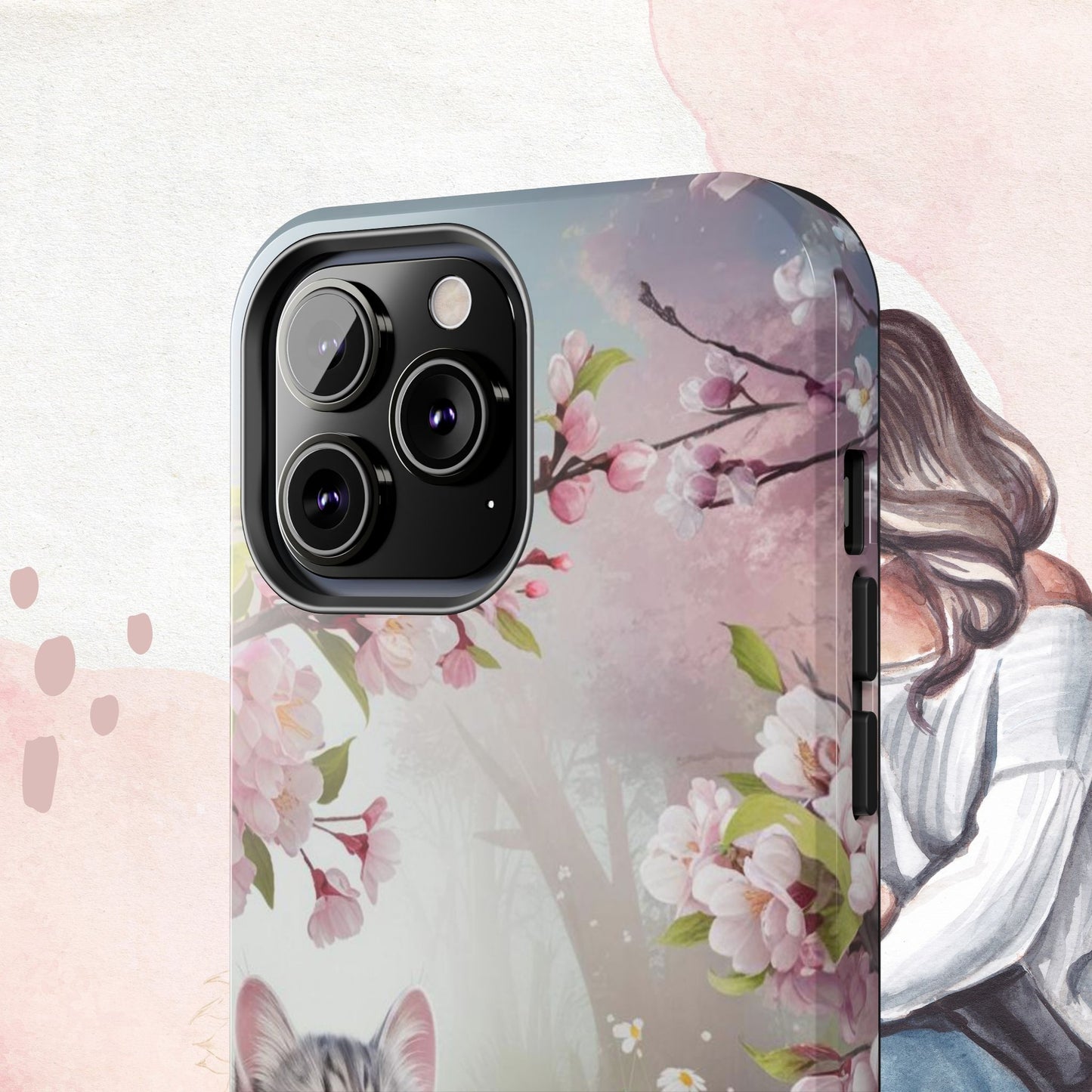 Lavender Lullaby Wireless Charging Support Tough Case