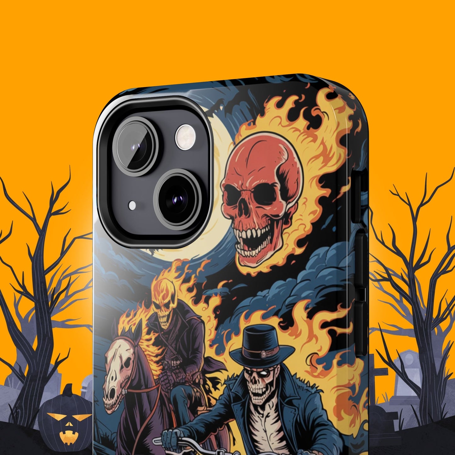 Ghost Rider Wireless Charging Support Tough Case