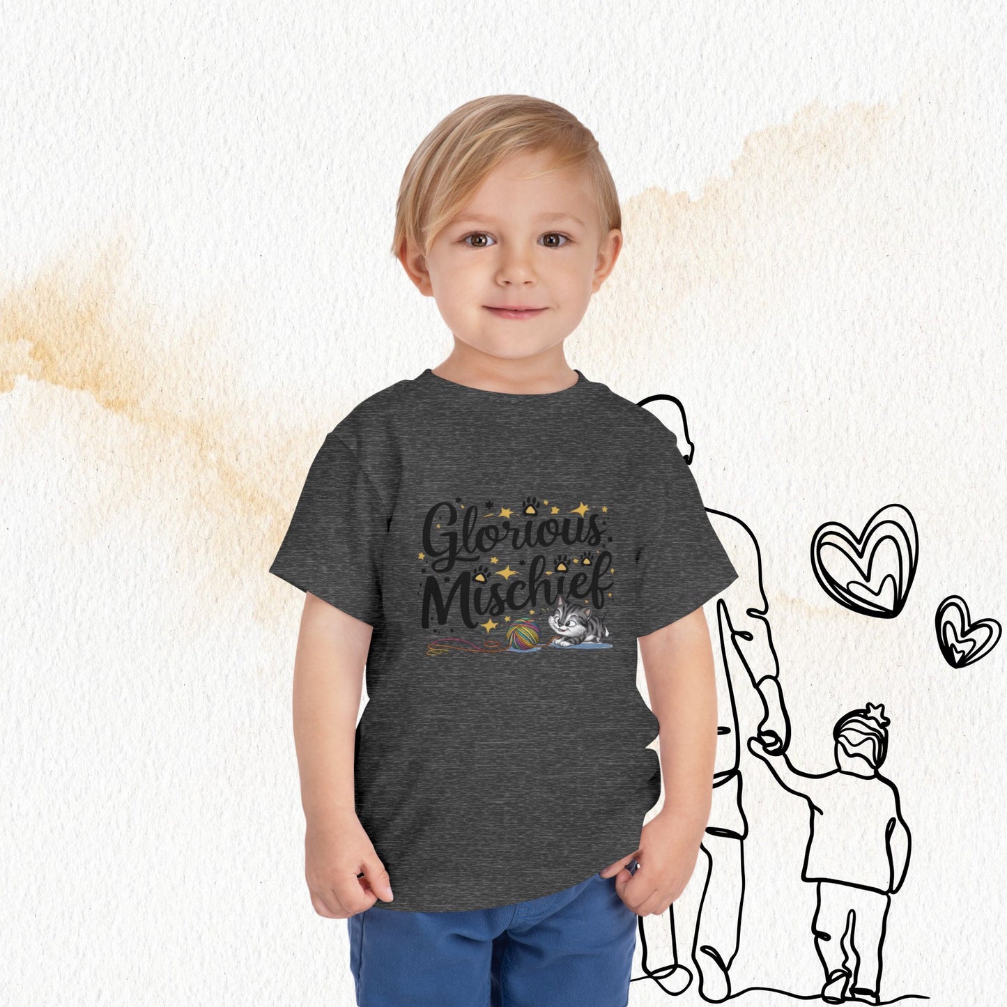 Glorious Mischief Toddler Cotton T-Shirt