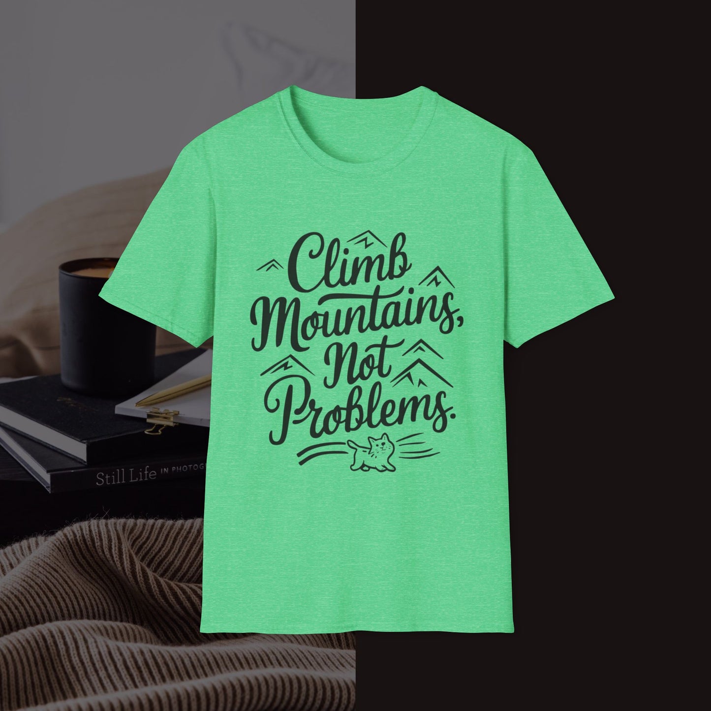 Climbing Mountain Cotton Men tee