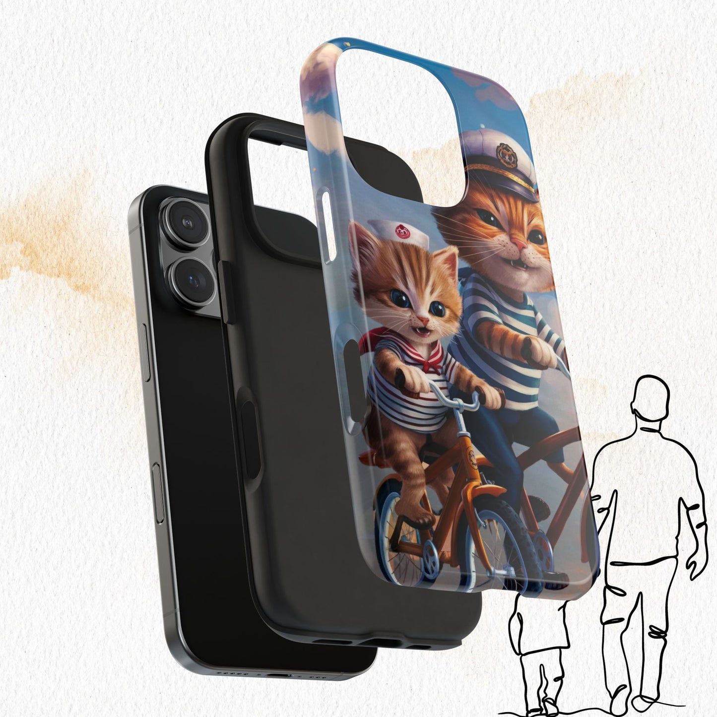 Nine Lives Wireless Charging Support Tough Case