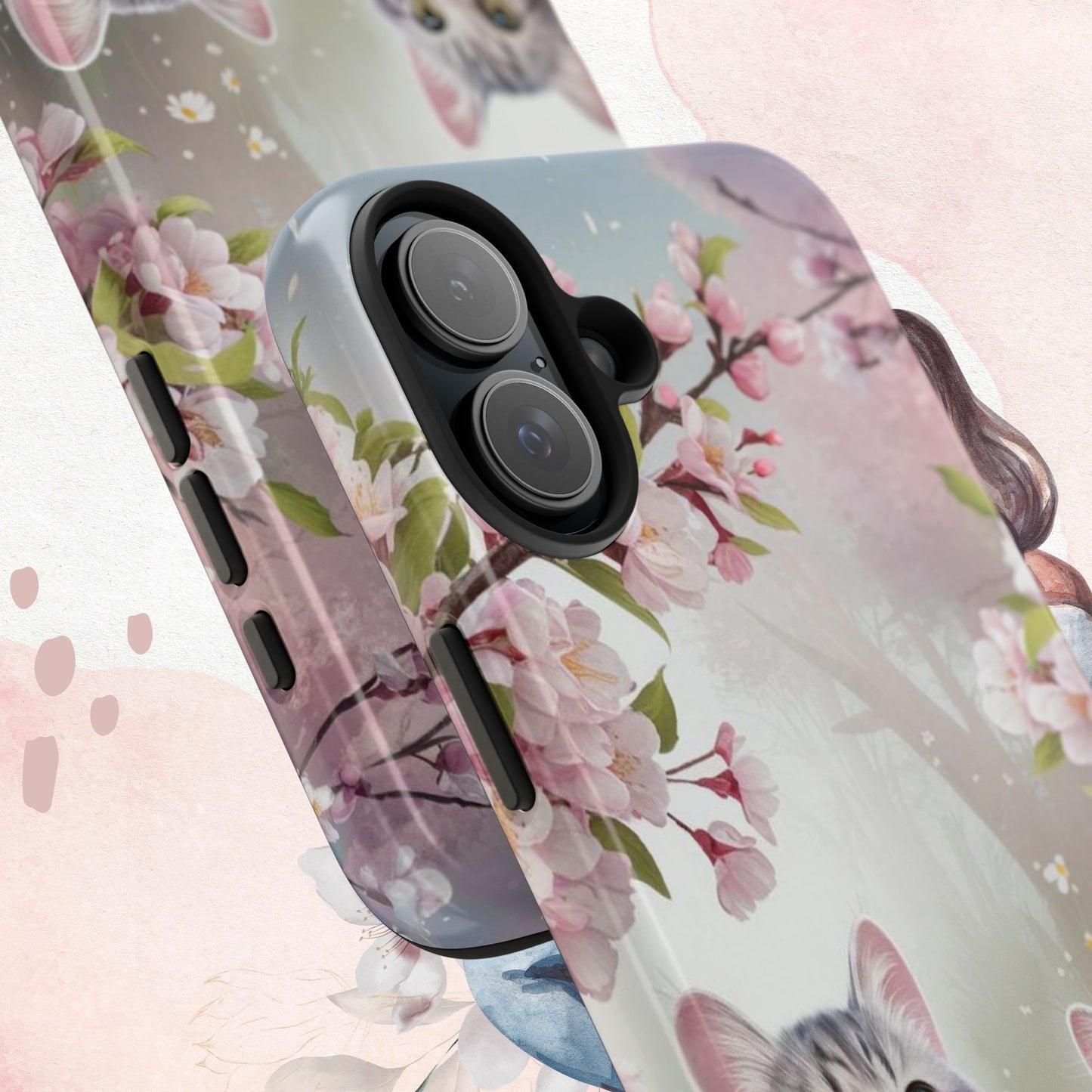 Lavender Lullaby Wireless Charging Support Tough Case