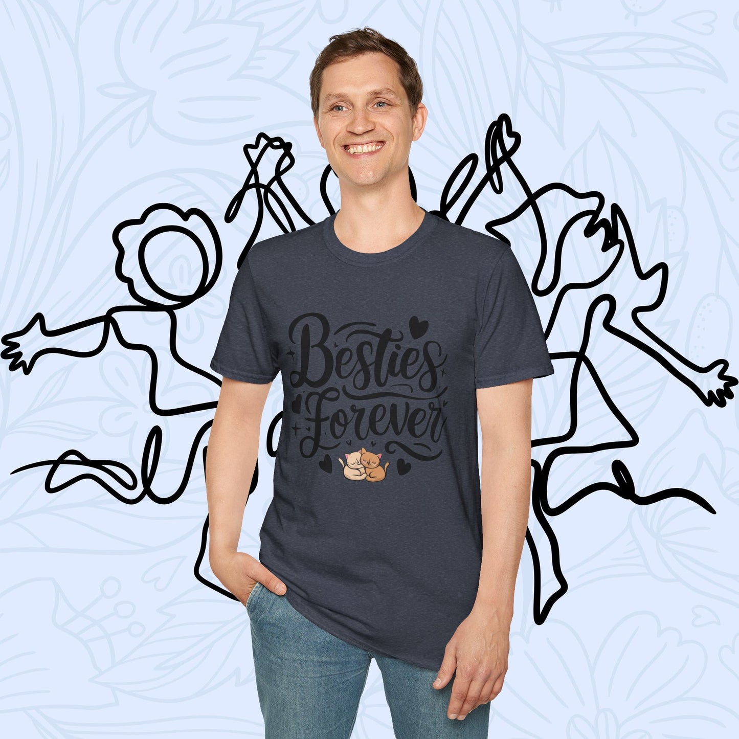 Besties Forever Cotton T-Shirt