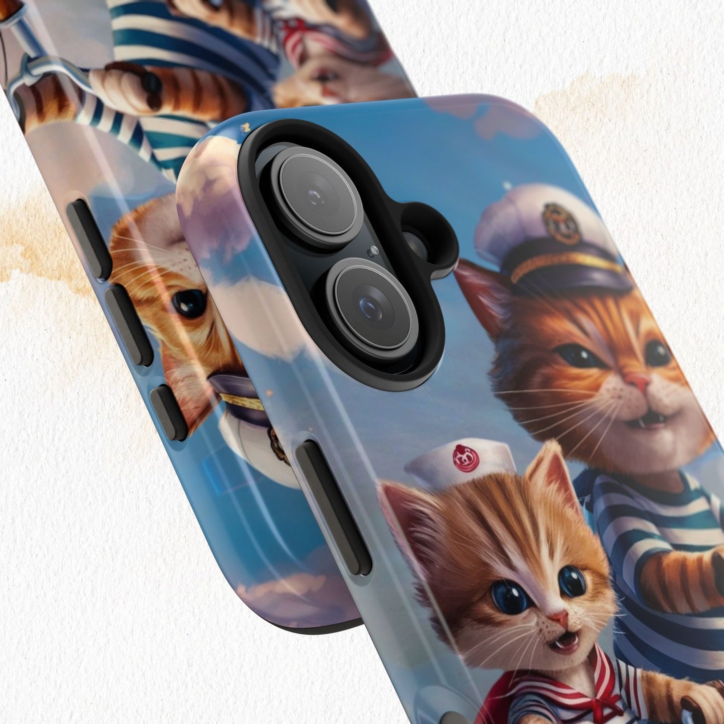 Nine Lives Wireless Charging Support Tough Case