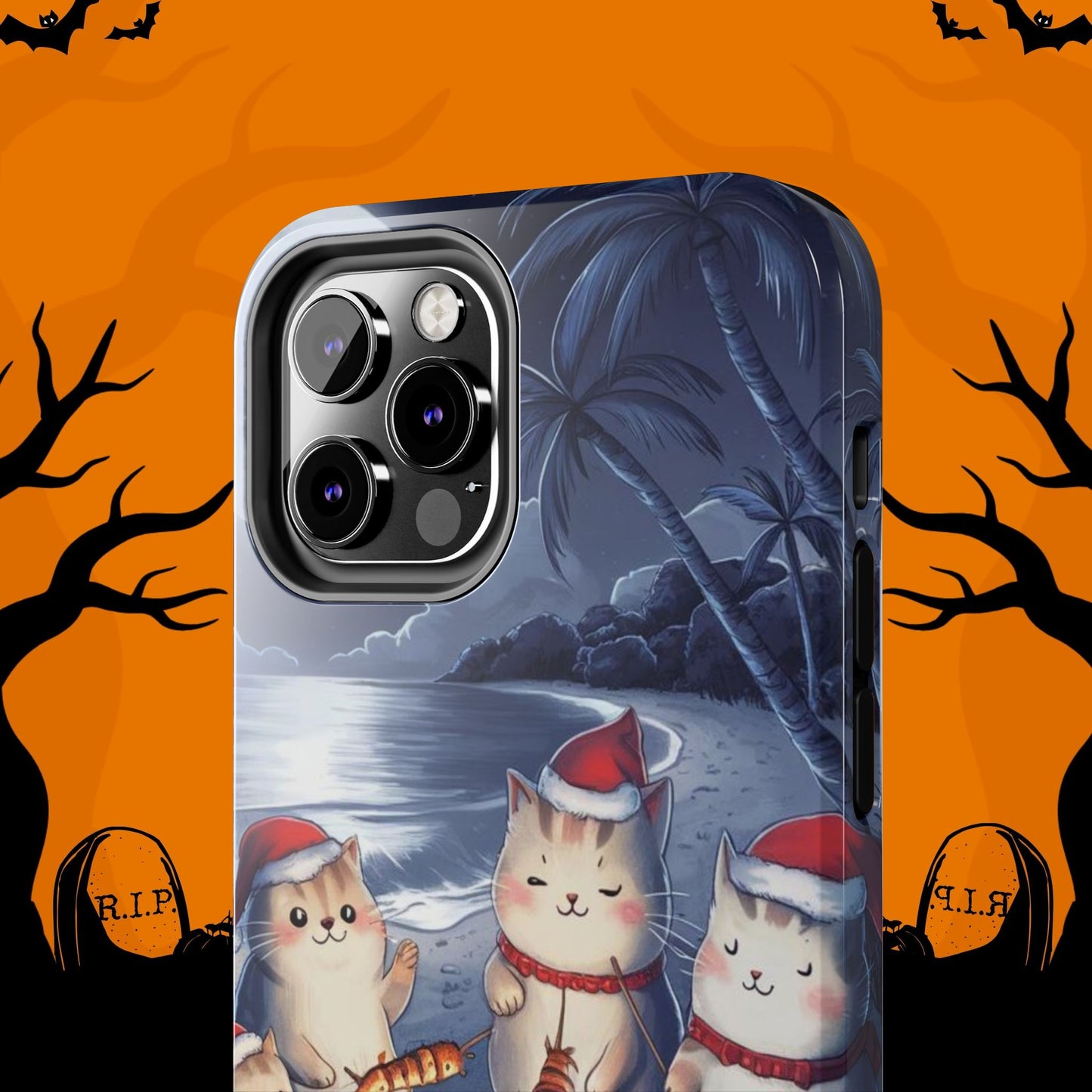 Meowmas Magic Wireless Charging Support Tough Case