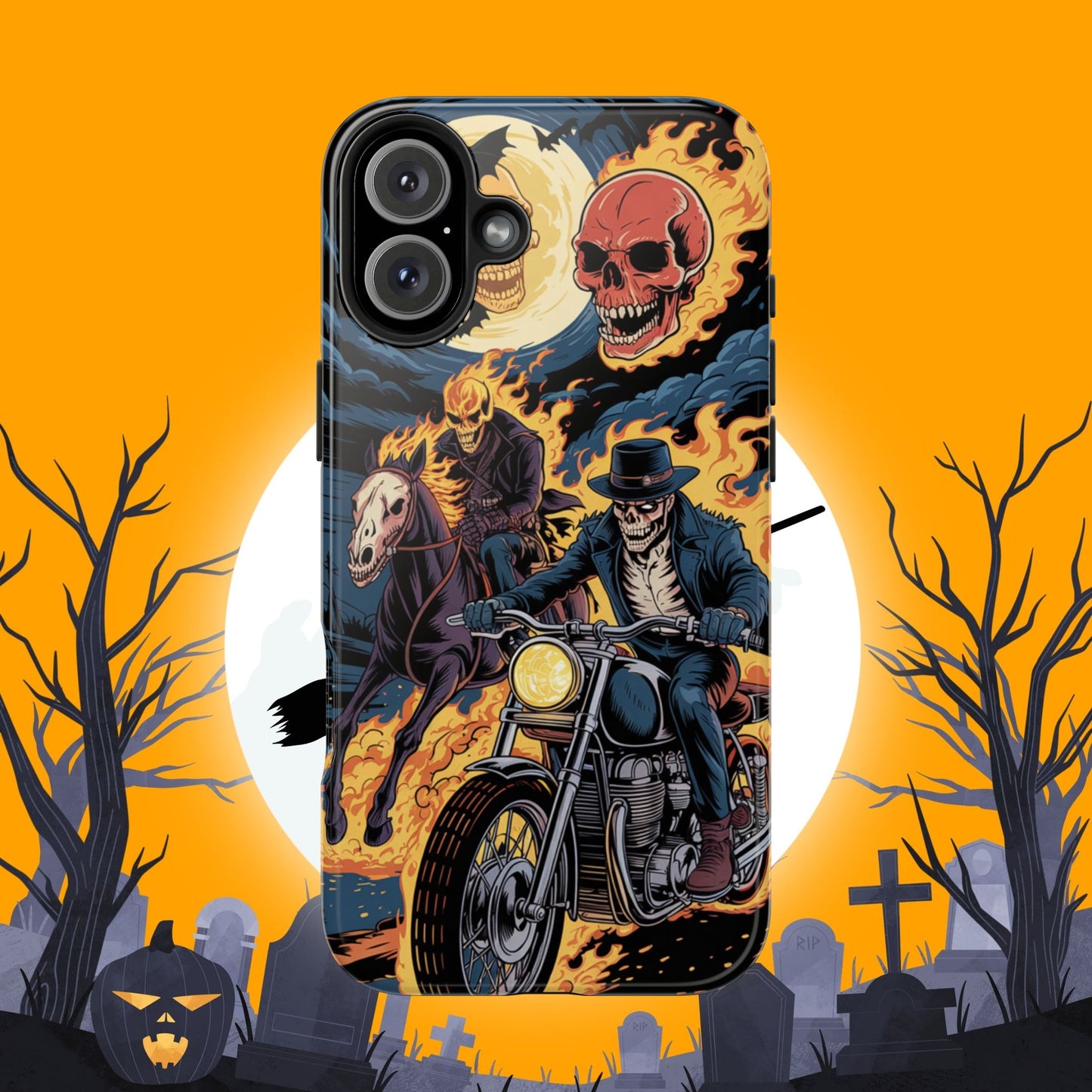 Ghost Rider Wireless Charging Support Tough Case