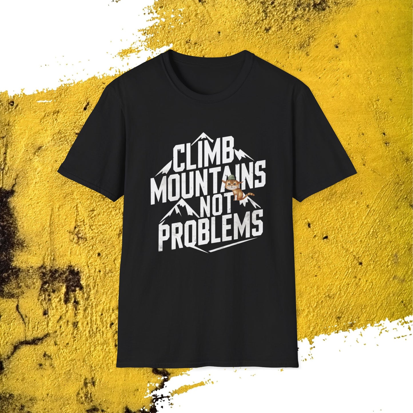 Climb Mountain Cotton Men T-Shirt