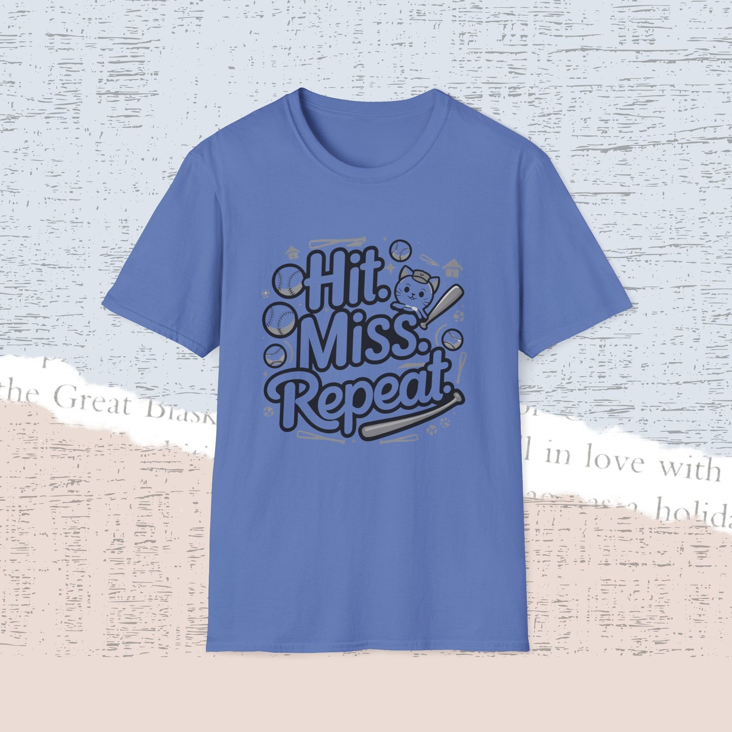 Hit Miss Repeat Cotton Men Tee