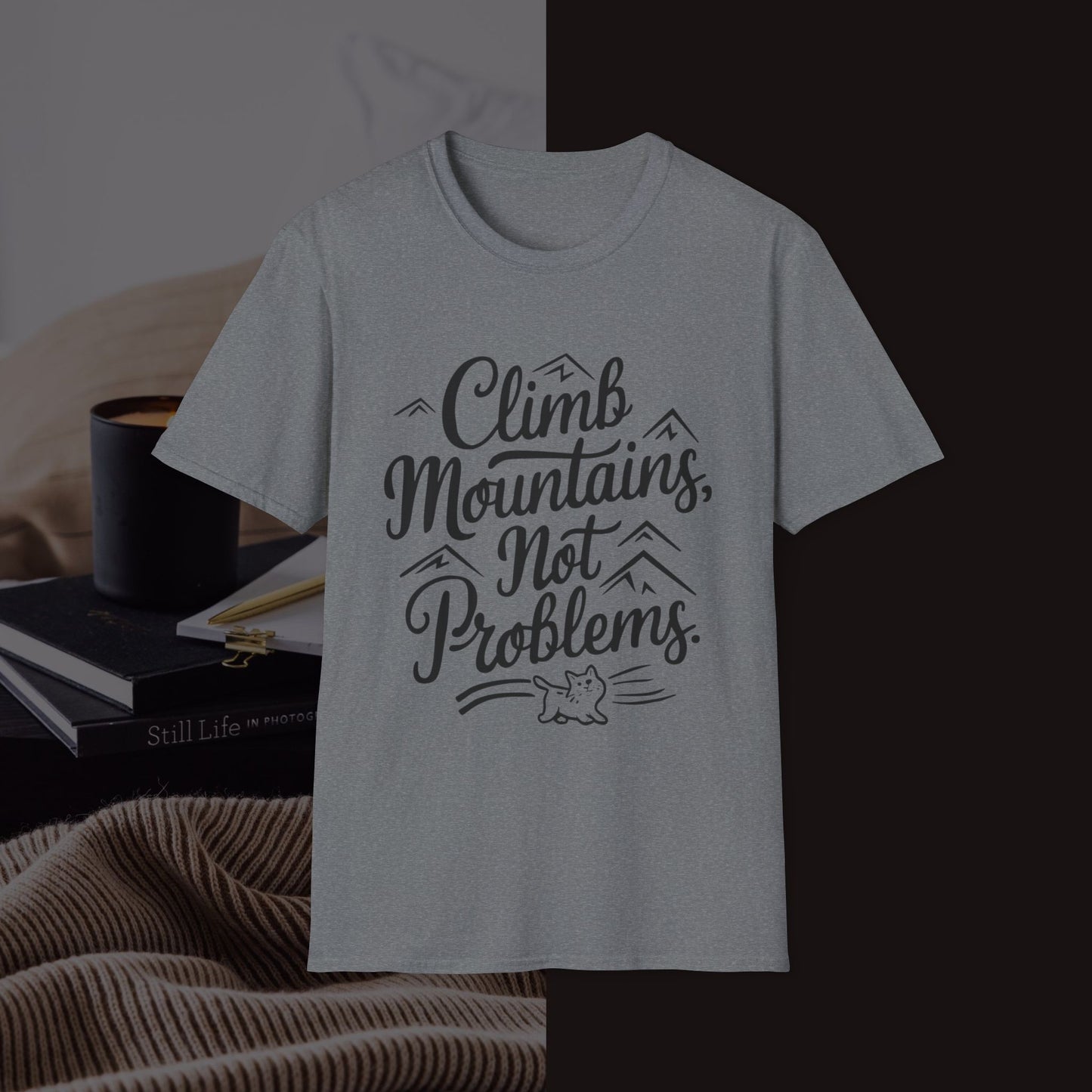 Climbing Mountain Cotton Men tee