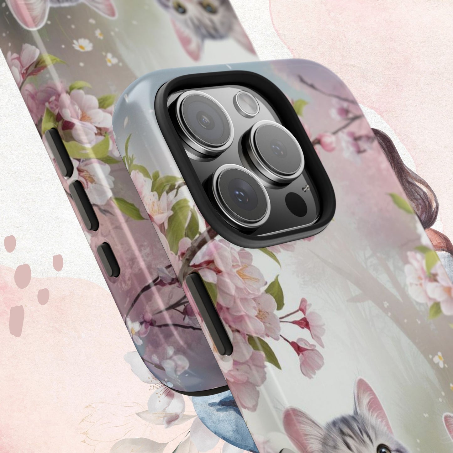 Lavender Lullaby Wireless Charging Support Tough Case