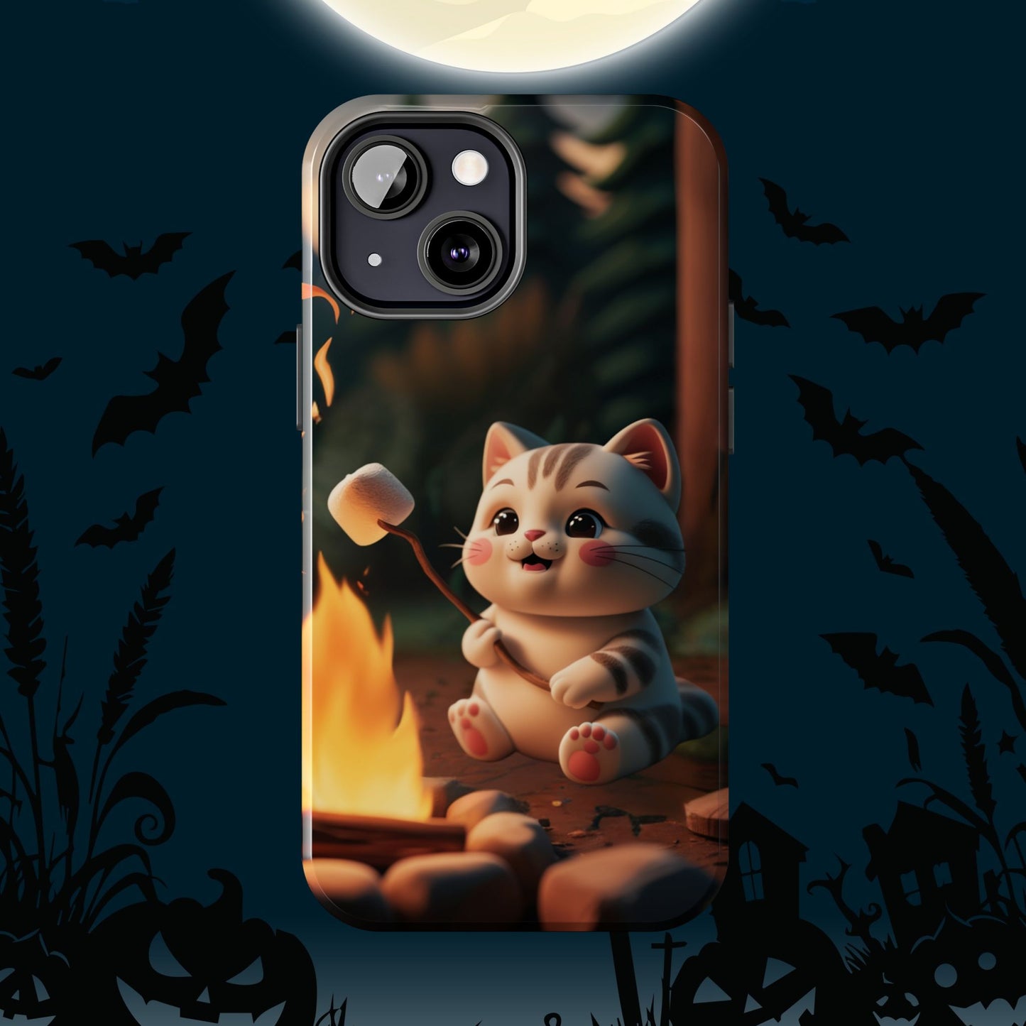 Meowstic Grip Wireless Charging Support Tough Case.