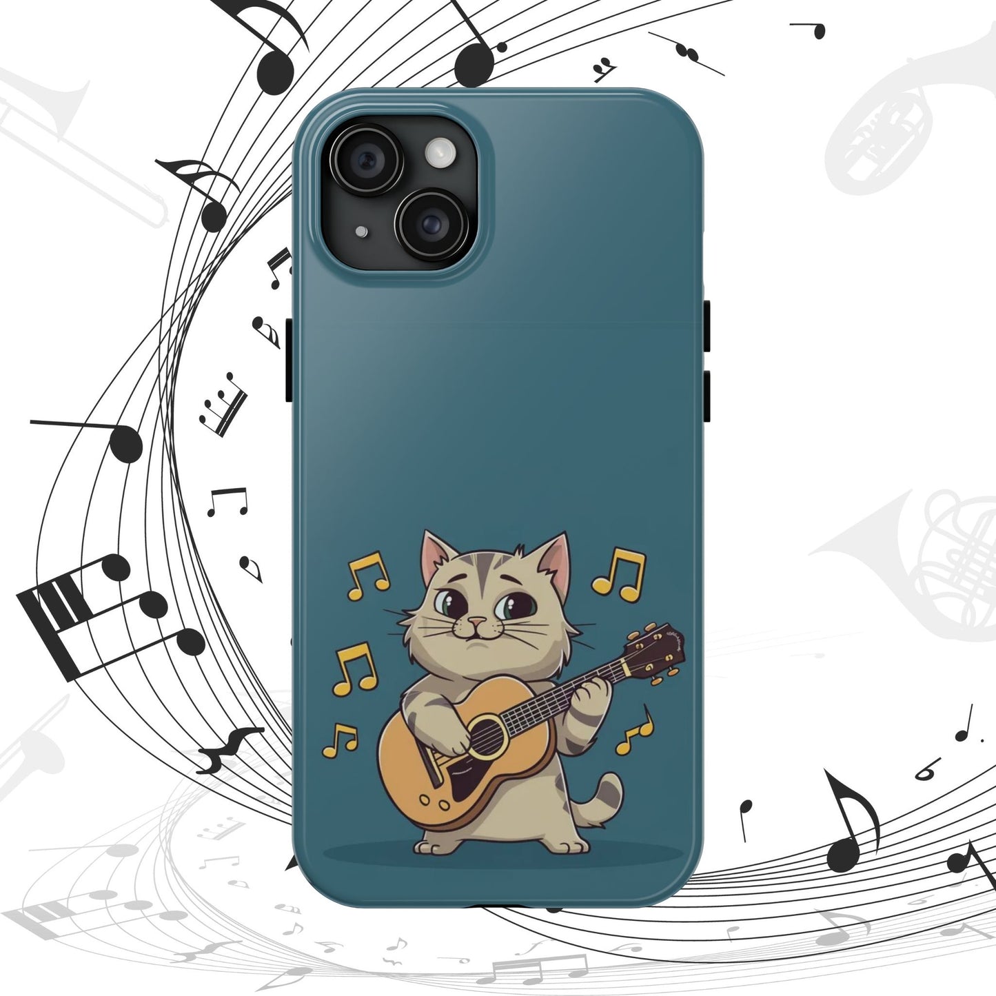 Tuneful Treasures Wireless Charging Support Tough Case.