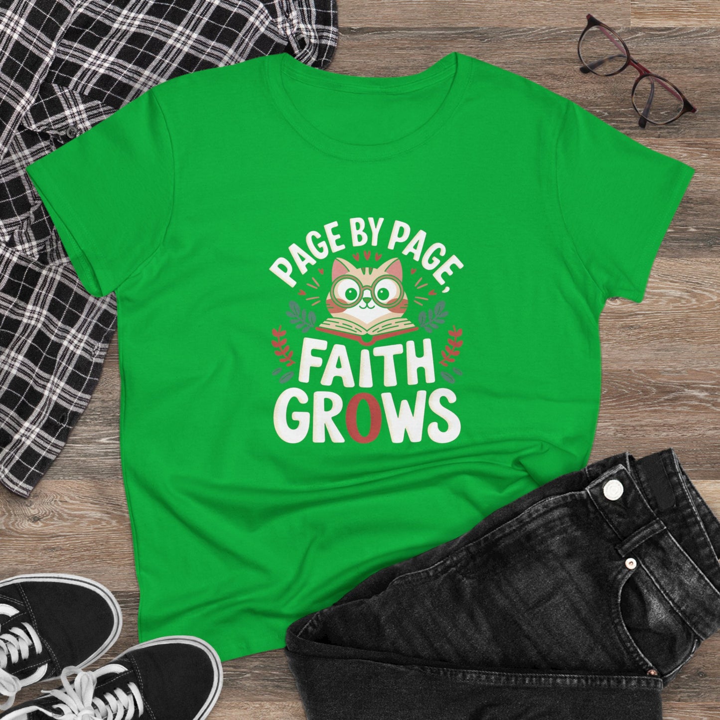 Faithful Threads Women Cotton Tshirt