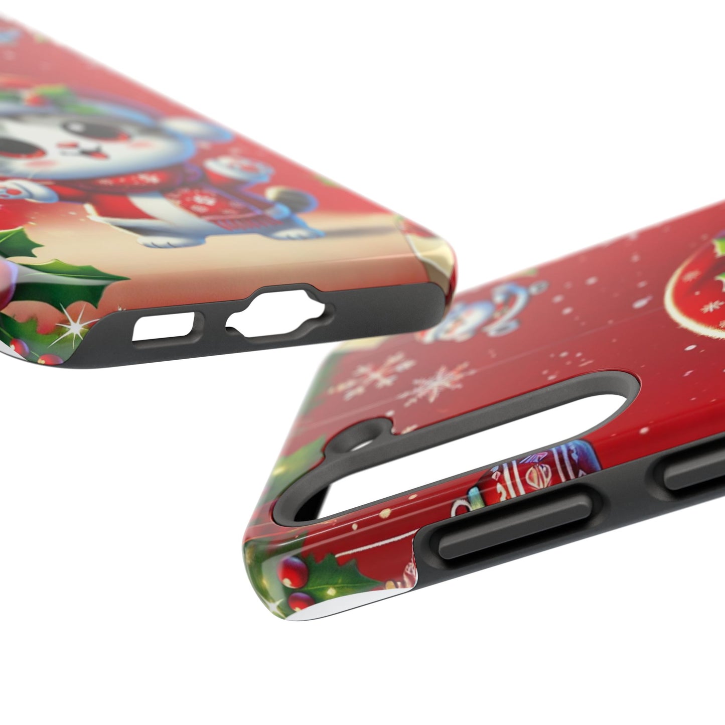 Purrfect Wishes Wireless Charging Support Tough Case