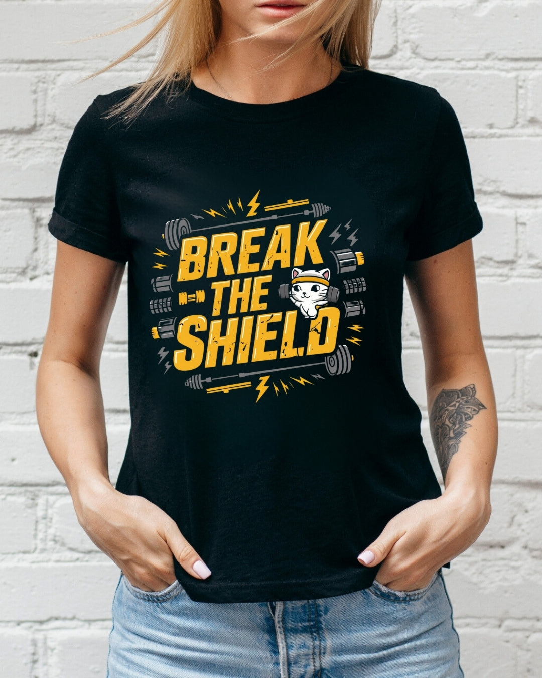 Break The Shield Cotton T-Shirt