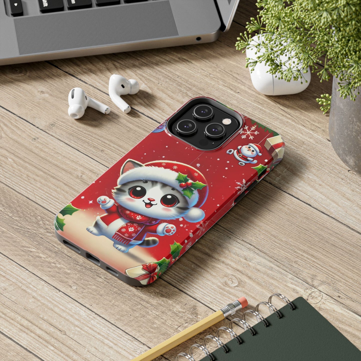 Purrfect Wishes Wireless Charging Support Tough Case