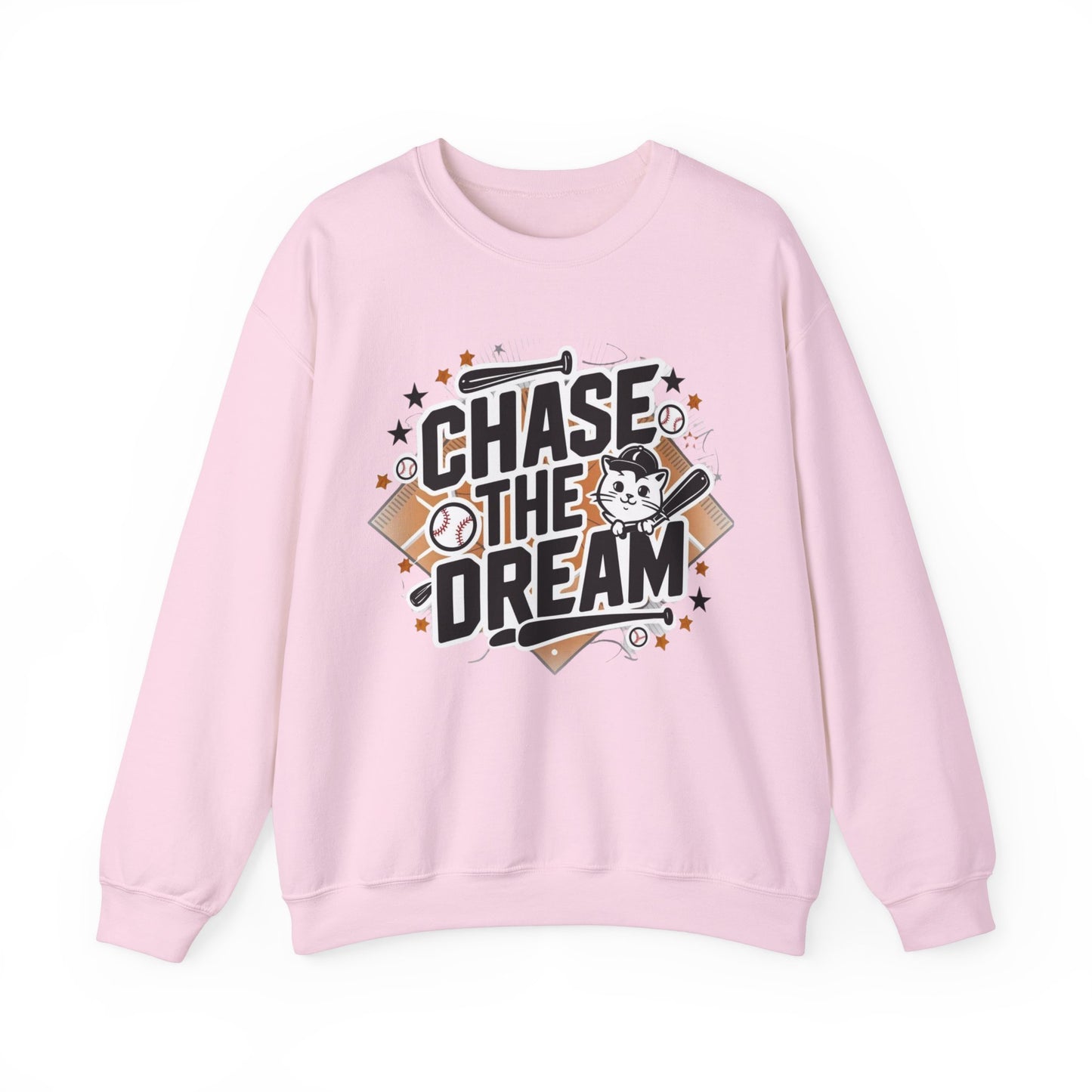 Chase The Dream Heavy Unisex Cotton Crewneck Sweatshirt