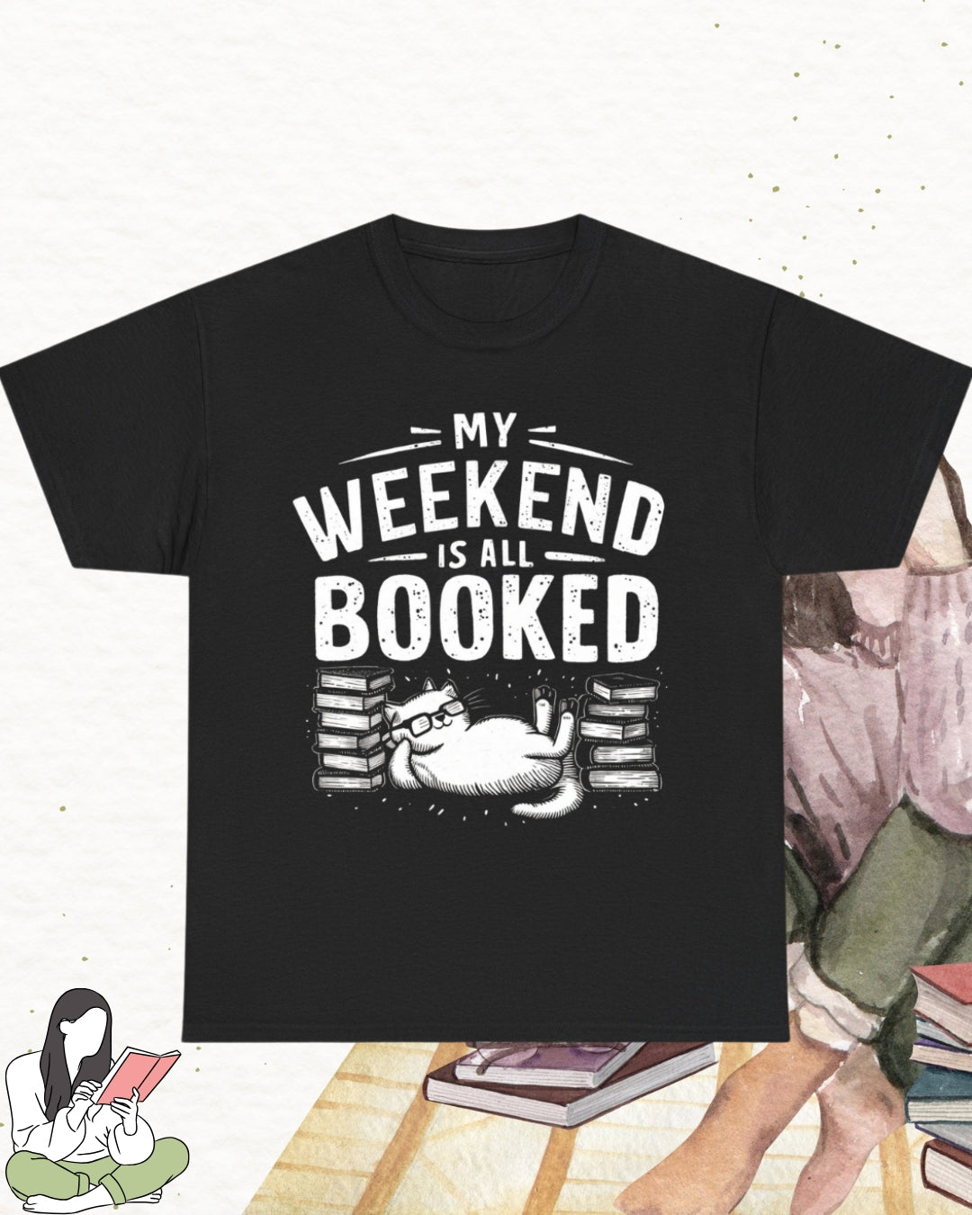 My Weekend Is All Booked Cotton Tee