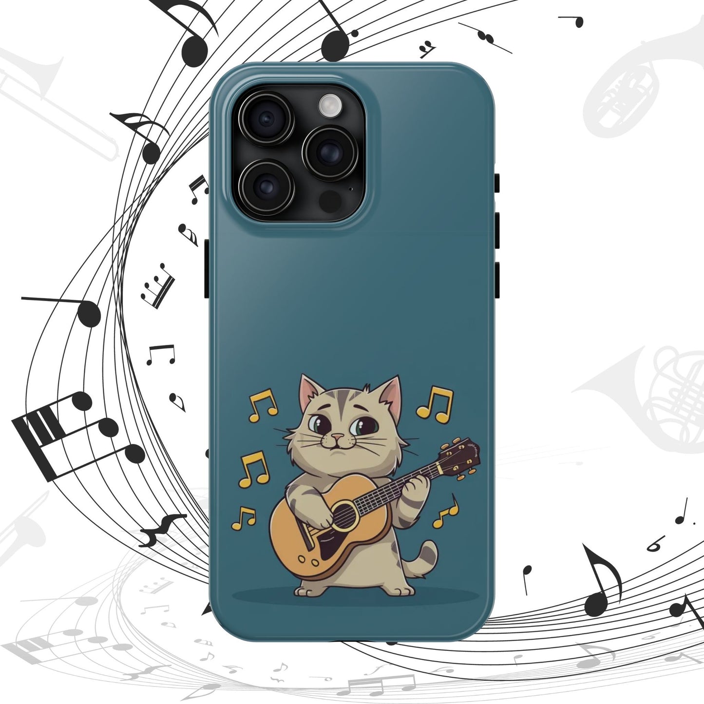 Tuneful Treasures Wireless Charging Support Tough Case.