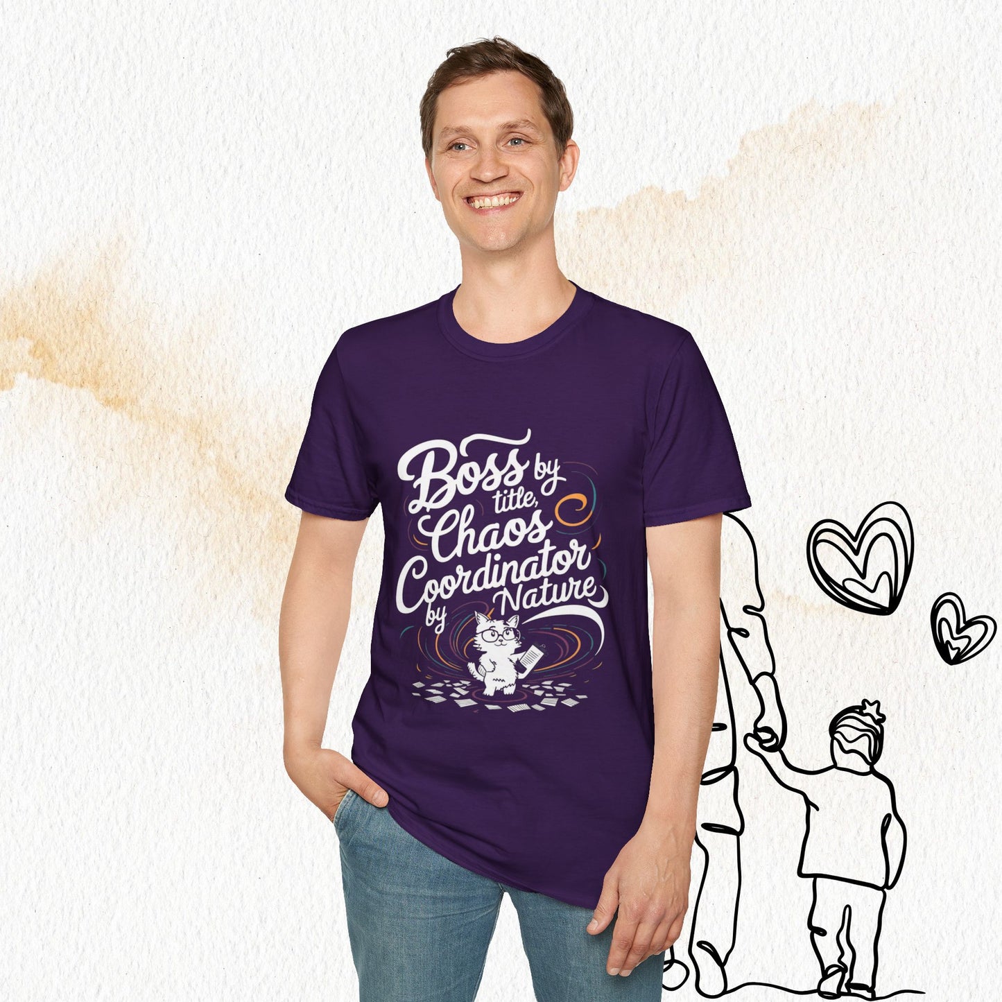 Boss By Title Cotton Tee