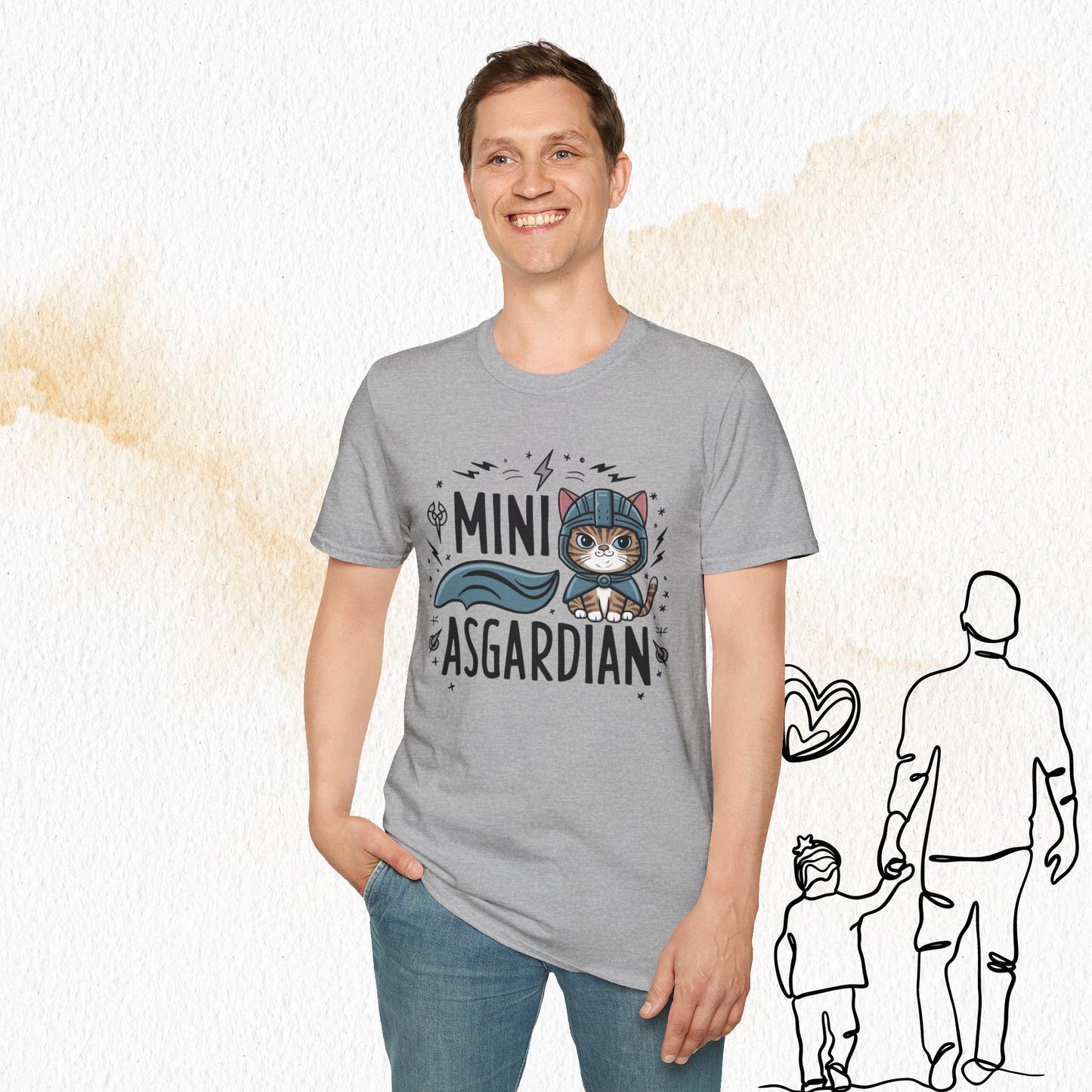 Mini Asgardian Cotton Men T-Shirt