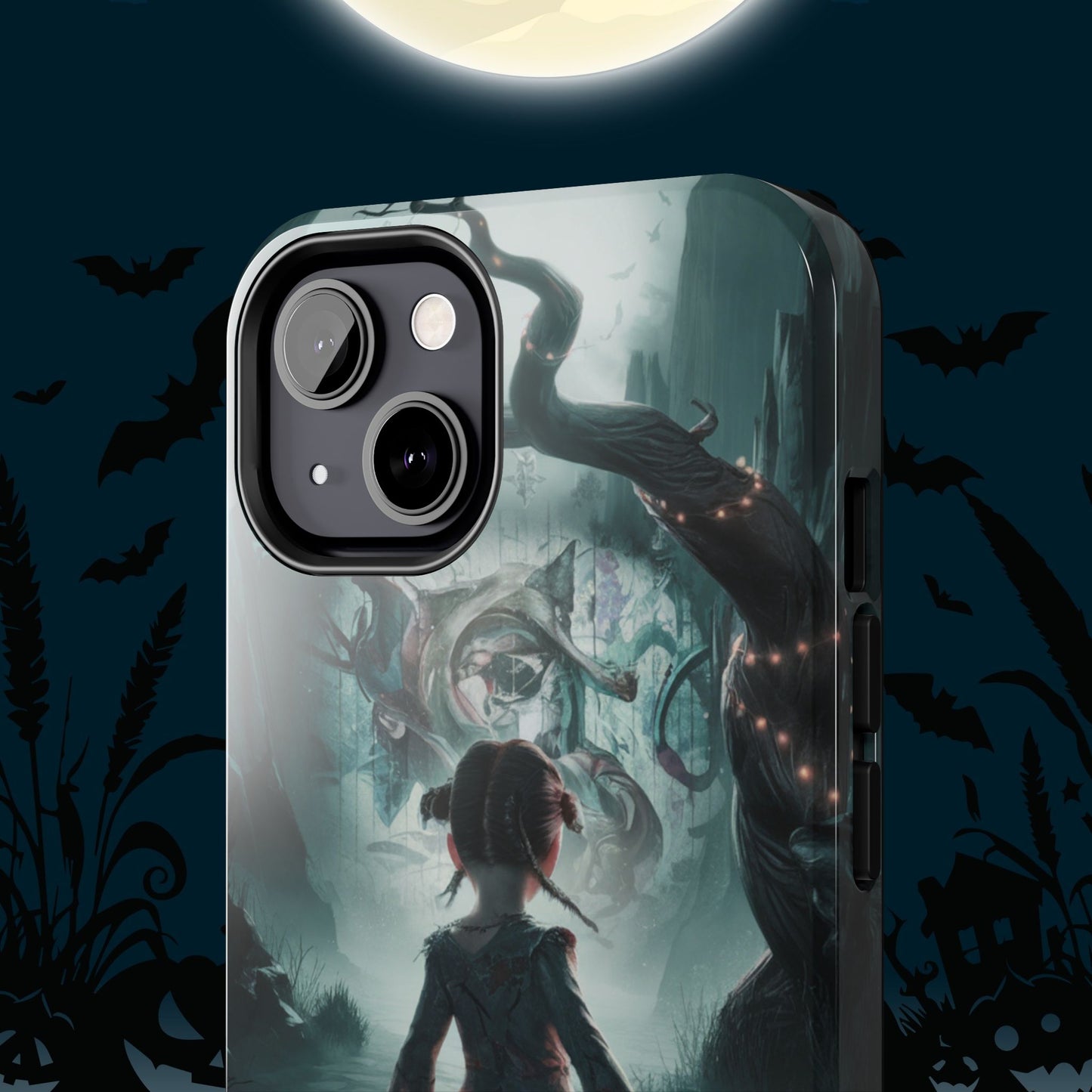 Feline Festivities Wireless Charging Support Tough Case.