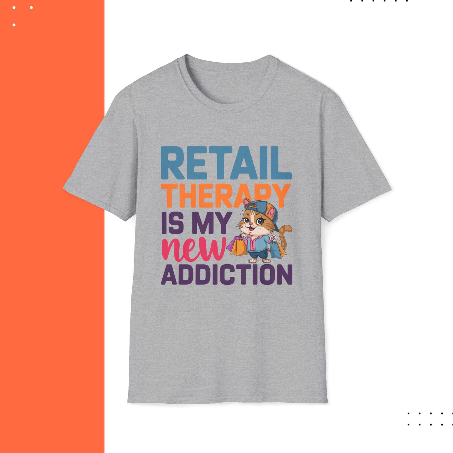 Retail Therapy Cotton T-Shirt
