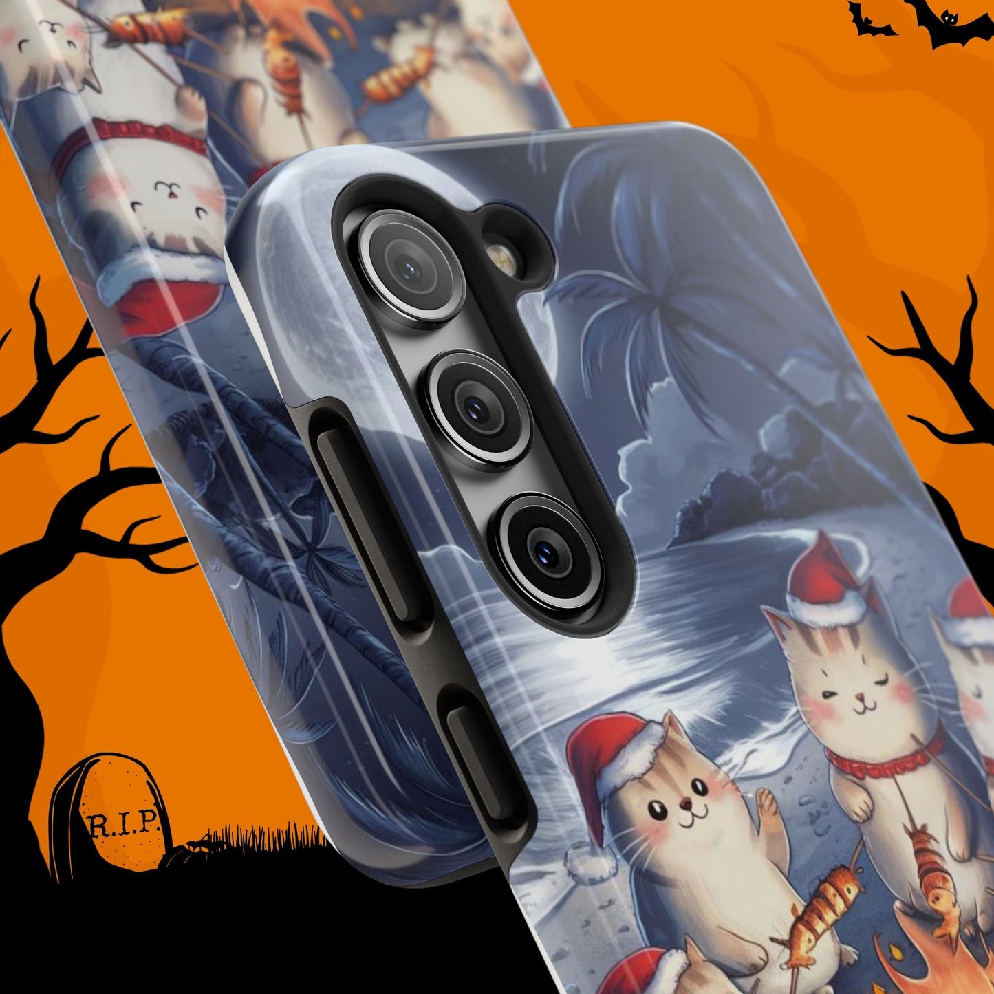 Meowmas Magic Wireless Charging Support Tough Case