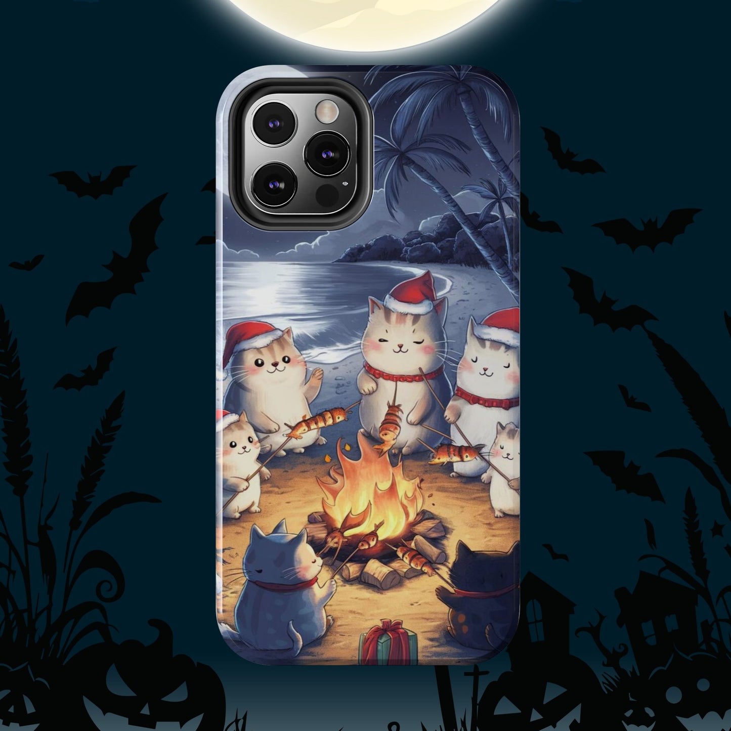 Meowmas Magic Wireless Charging Support Tough Case