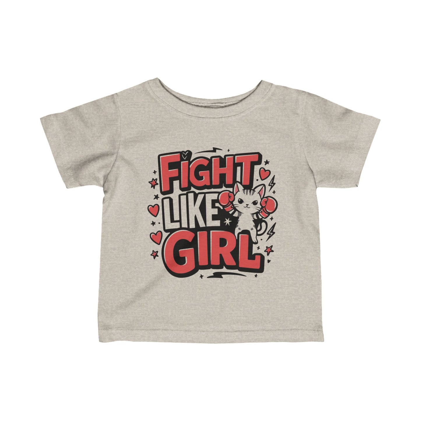 Fight Like Girl Infant Cotton T-Shirt
