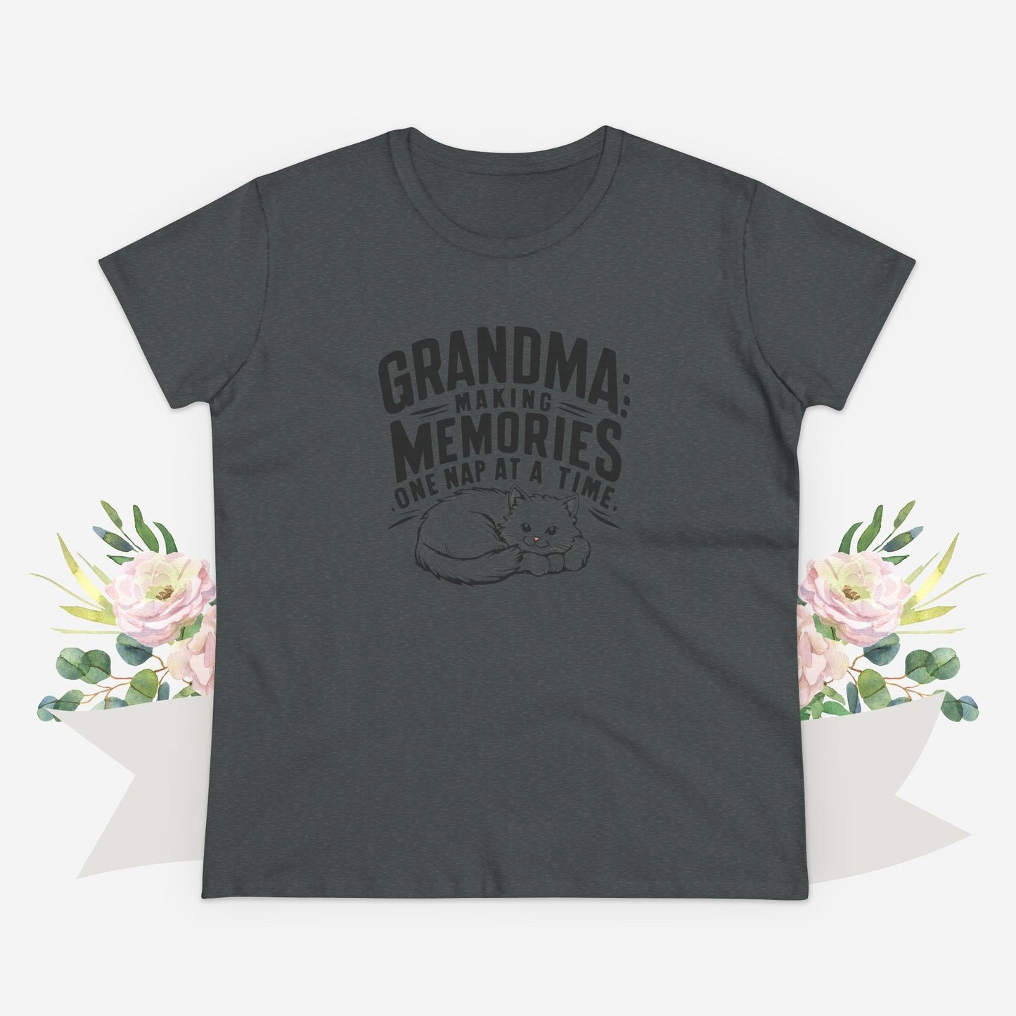 Grandpa Having Memory One Nap A Time Women Cotton Tshirt