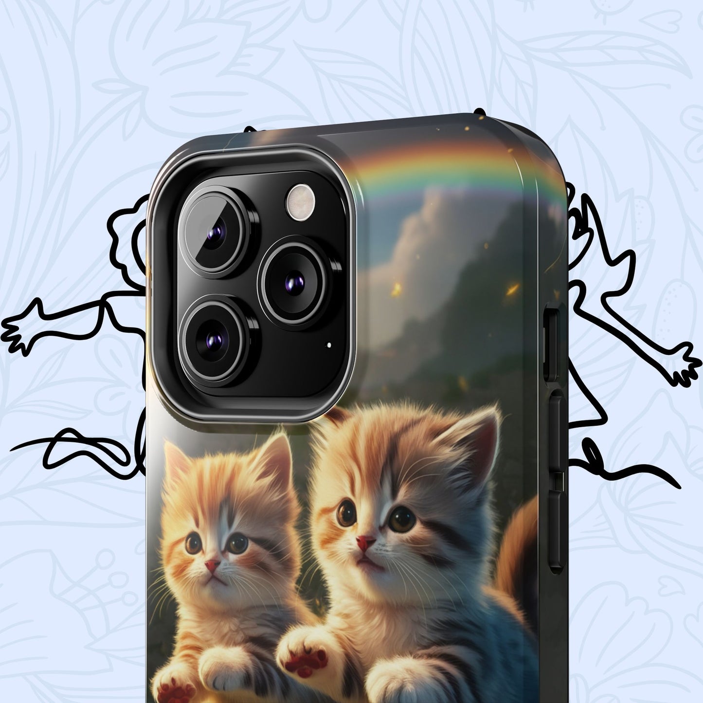 Bestie Buddies Wireless Charging Support Tough Case