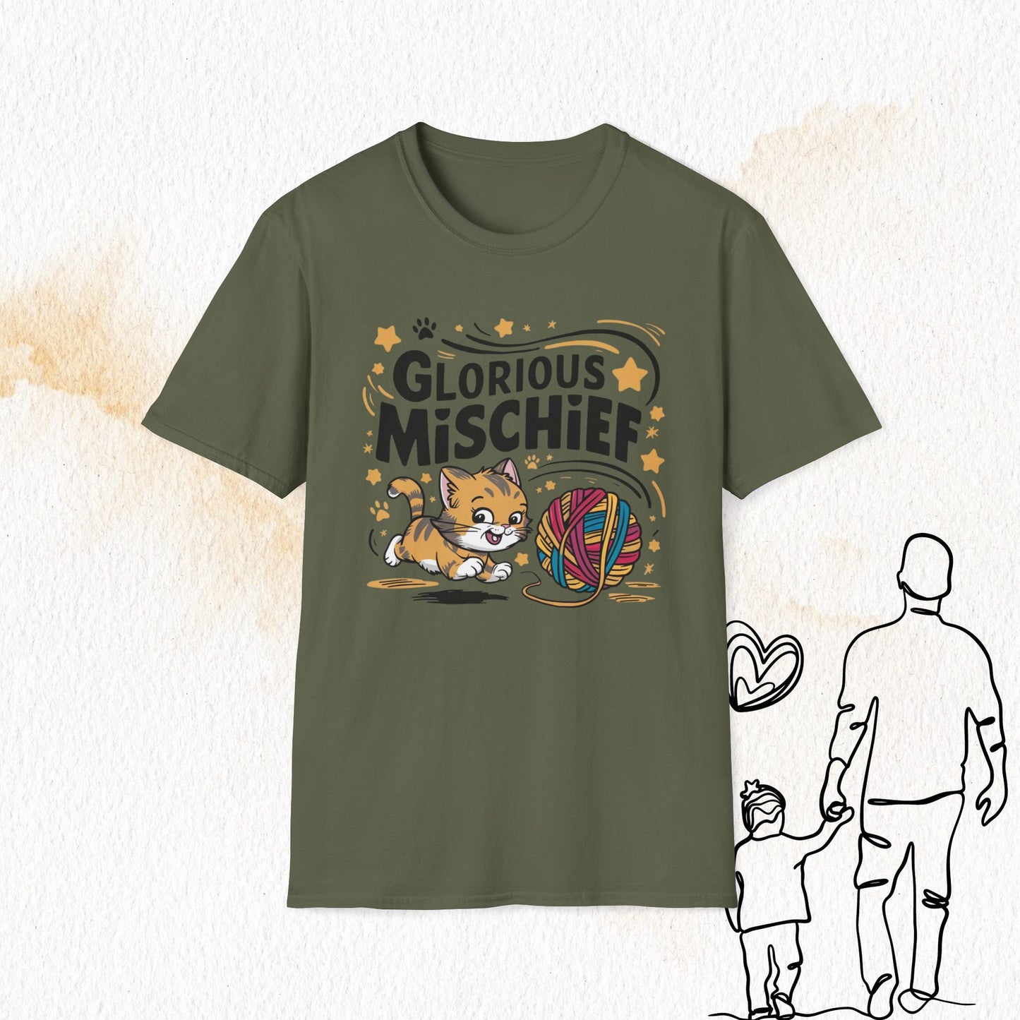 Glorious Mischief Cotton Men T-Shirt