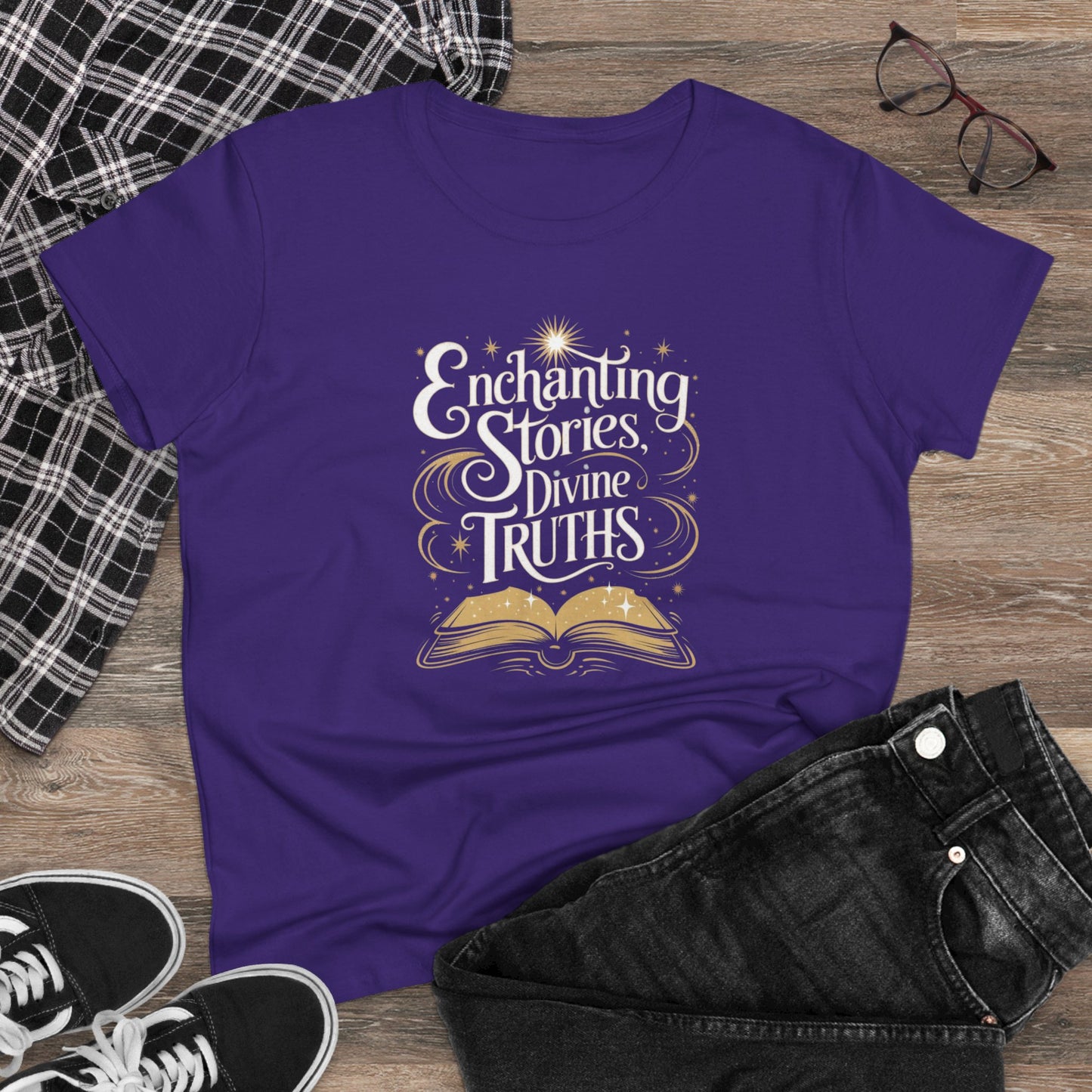 Spiritual Saga Women Cotton Tshirt