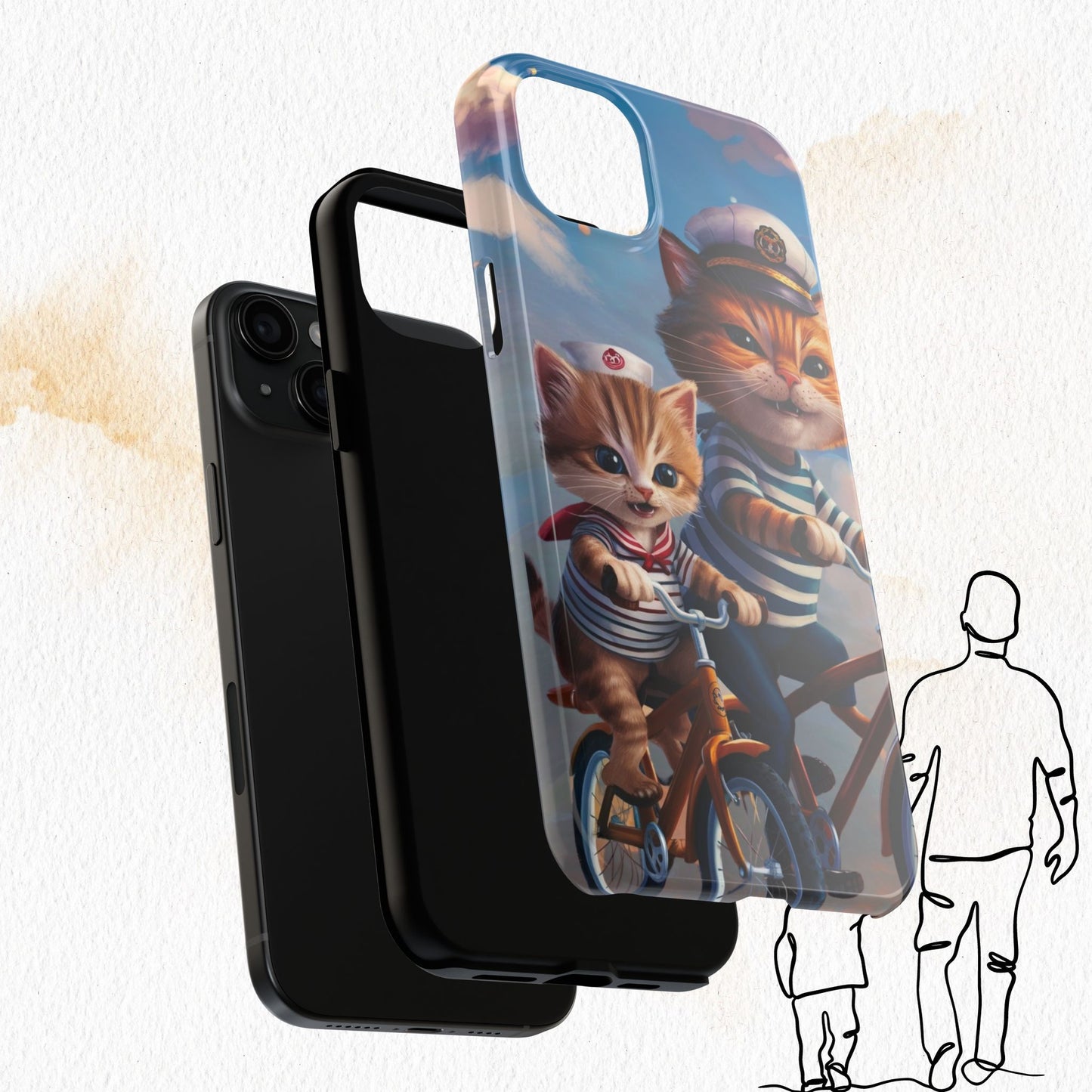 Nine Lives Wireless Charging Support Tough Case