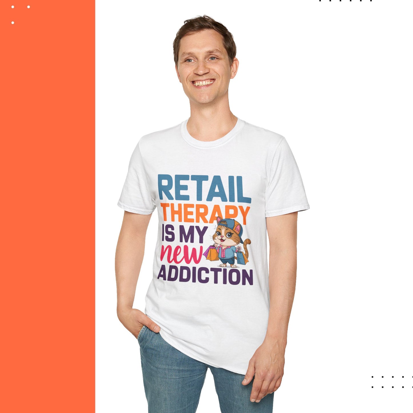Retail Therapy Cotton T-Shirt