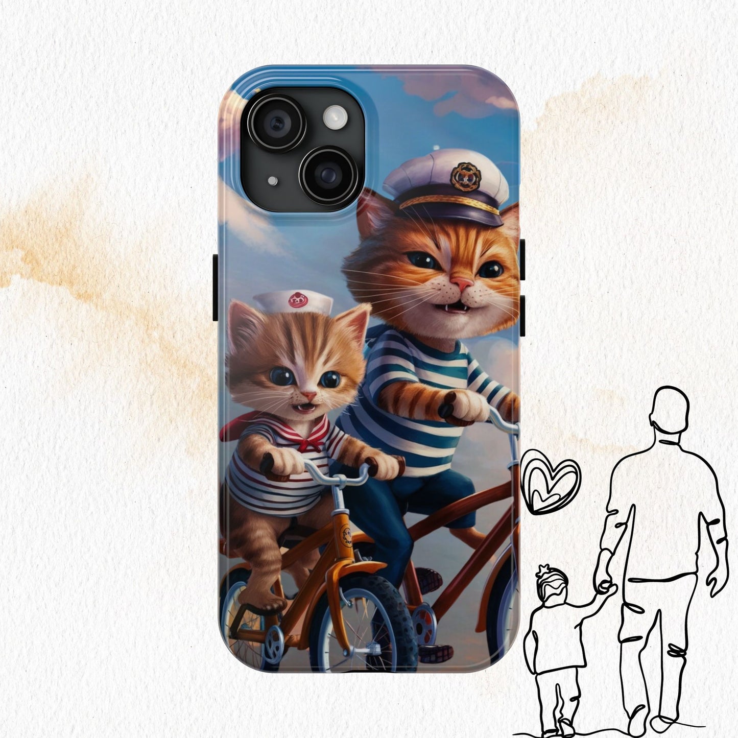 Nine Lives Wireless Charging Support Tough Case