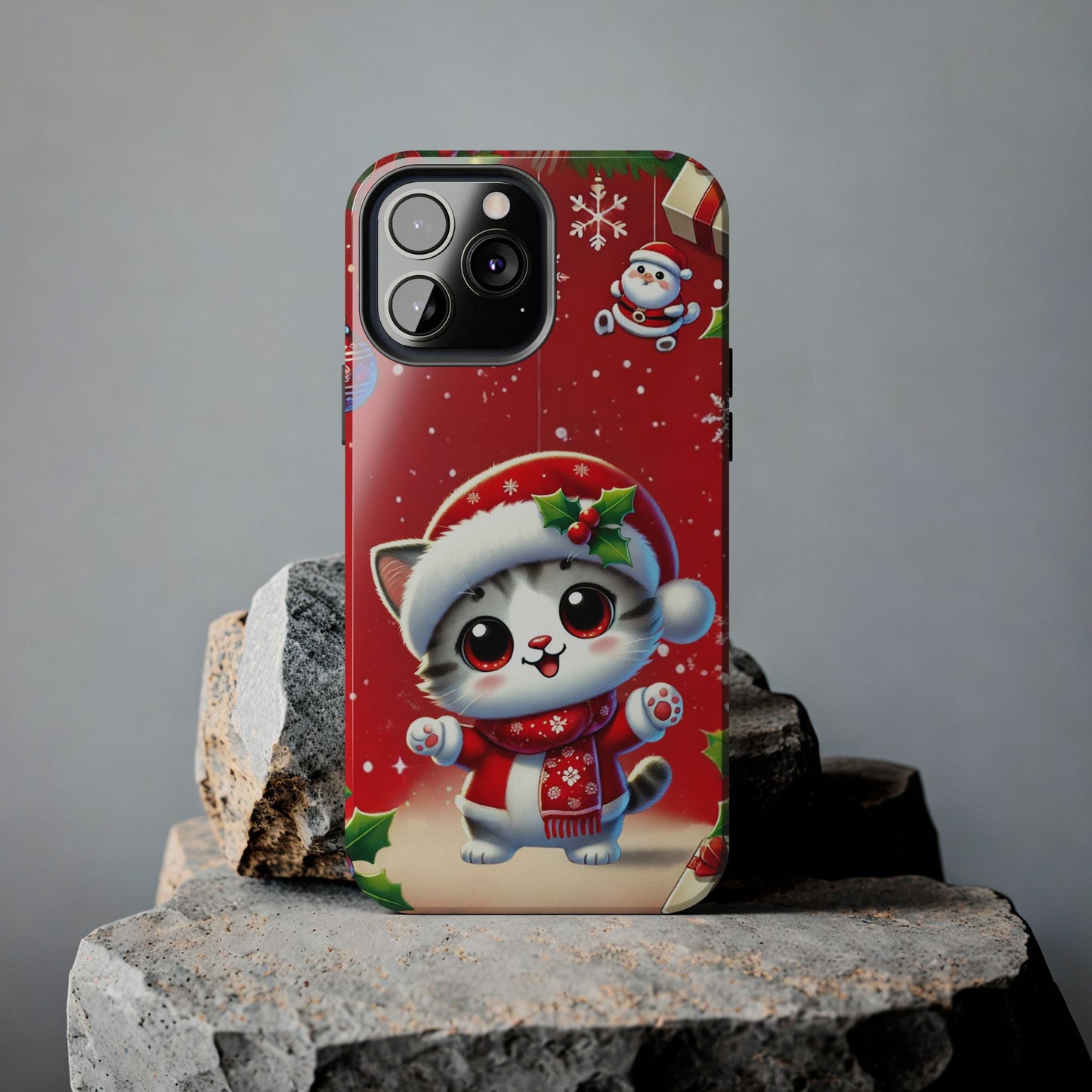 Purrfect Wishes Wireless Charging Support Tough Case