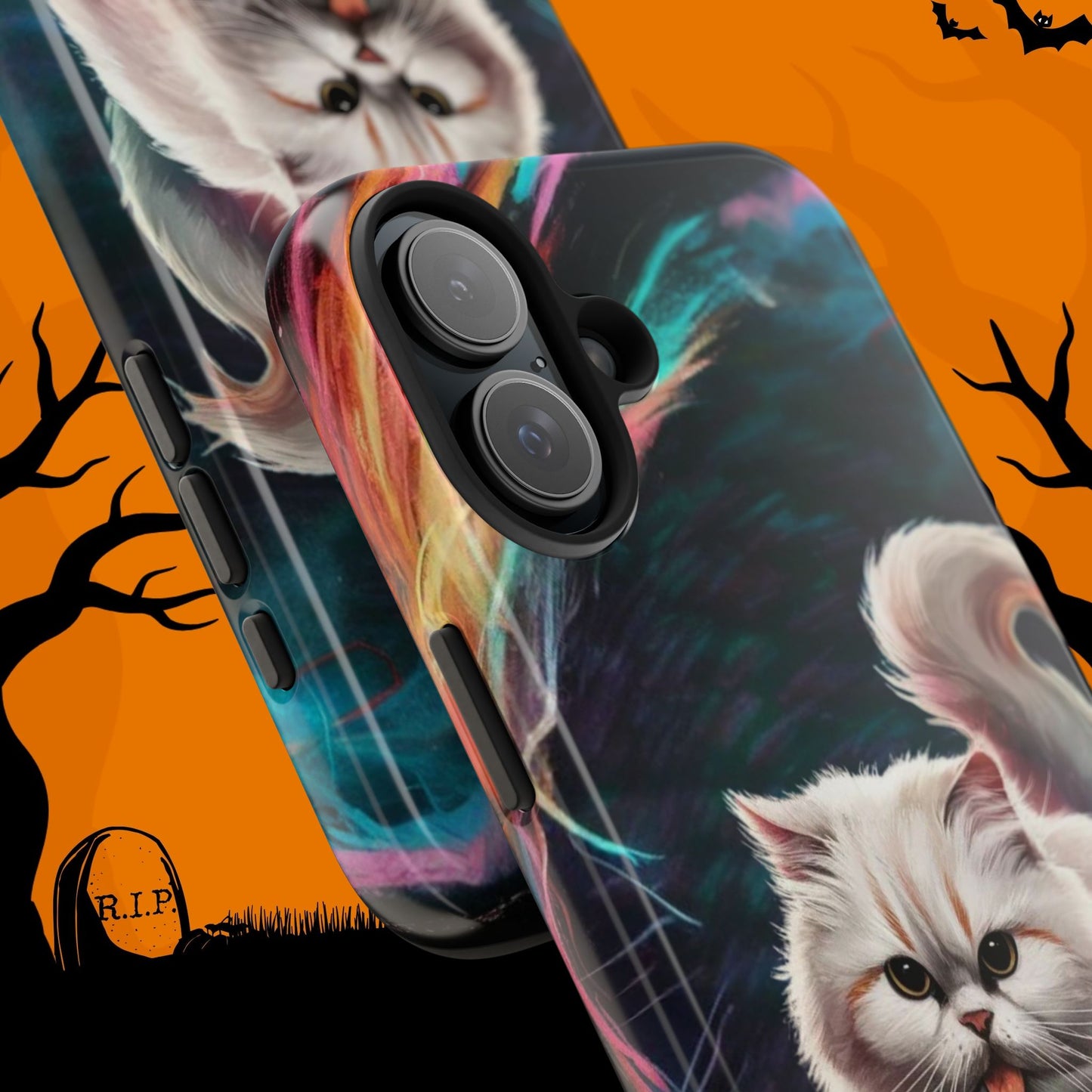 Meowble Dribble Wireless Charging Support Tough Case.
