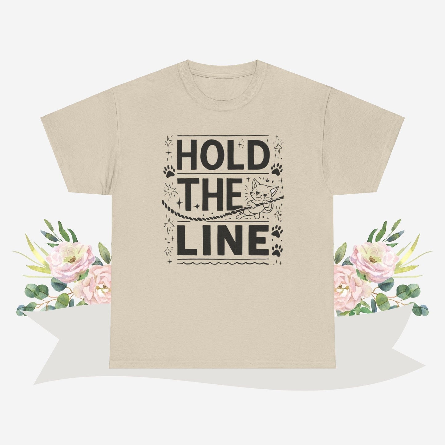 Hold The Line Cotton Tshirt