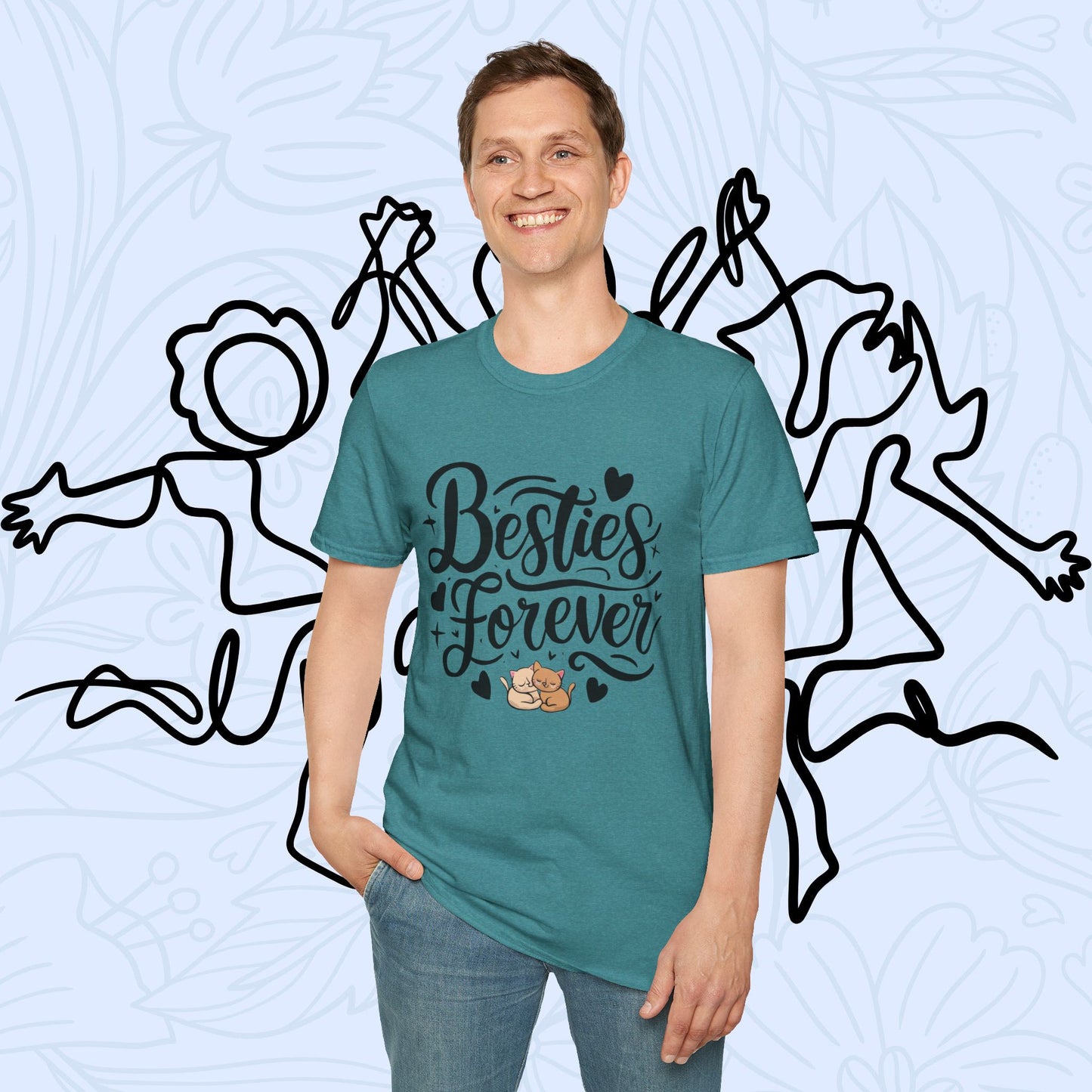 Besties Forever Cotton T-Shirt