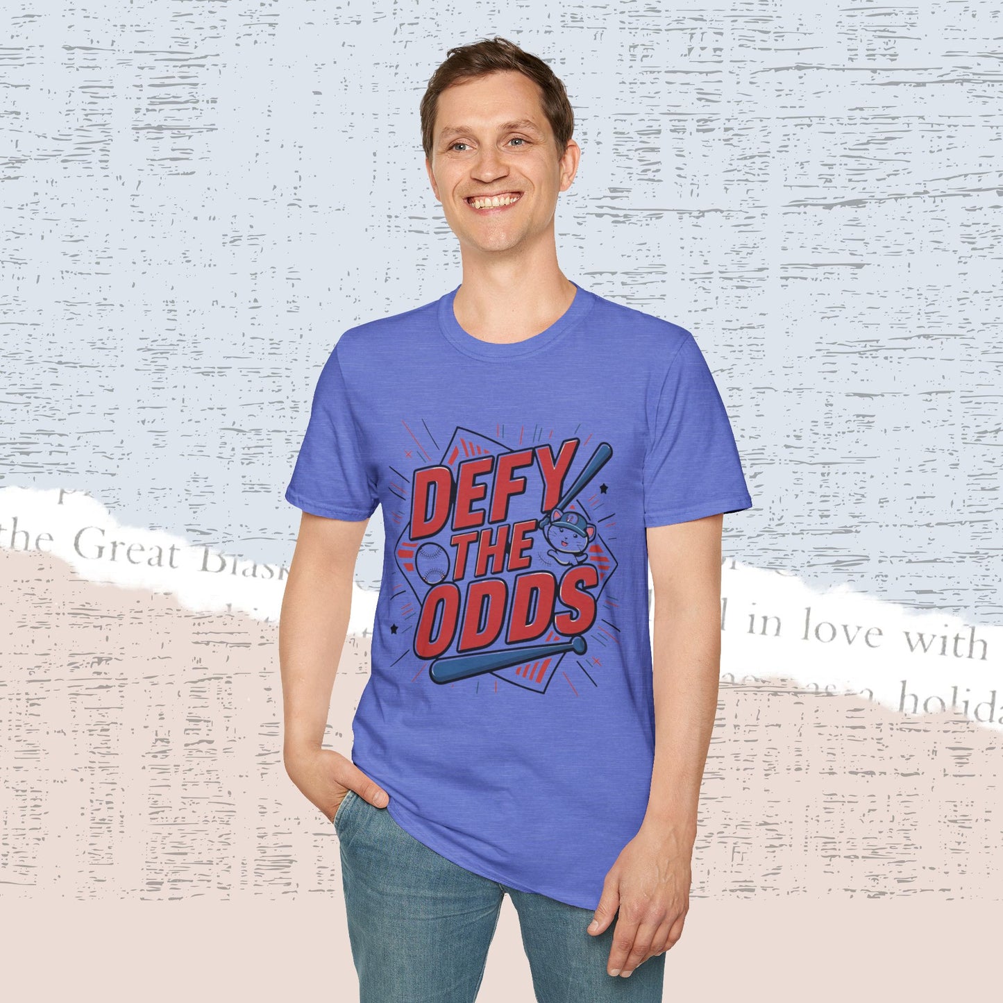 Defy The Odds Cotton Men Tee
