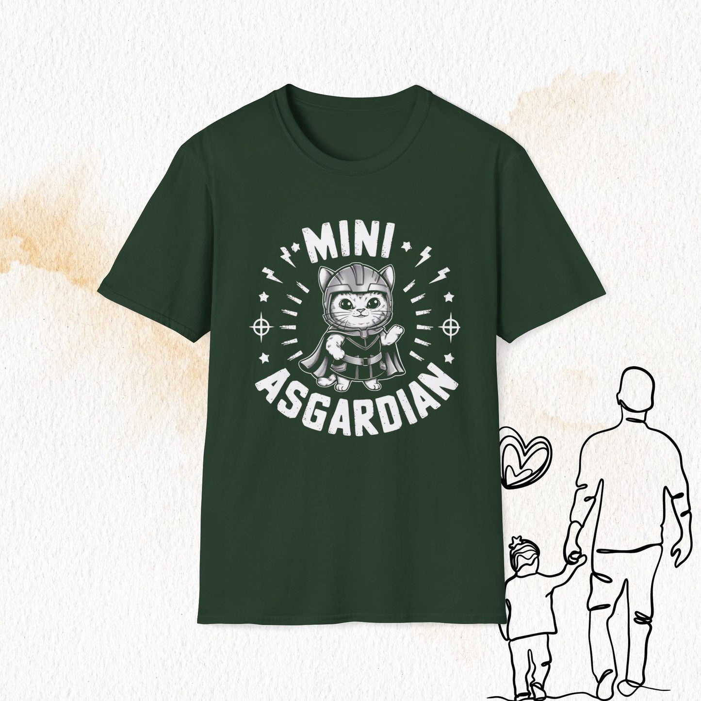 Mini Asgardian Cotton Men Tees