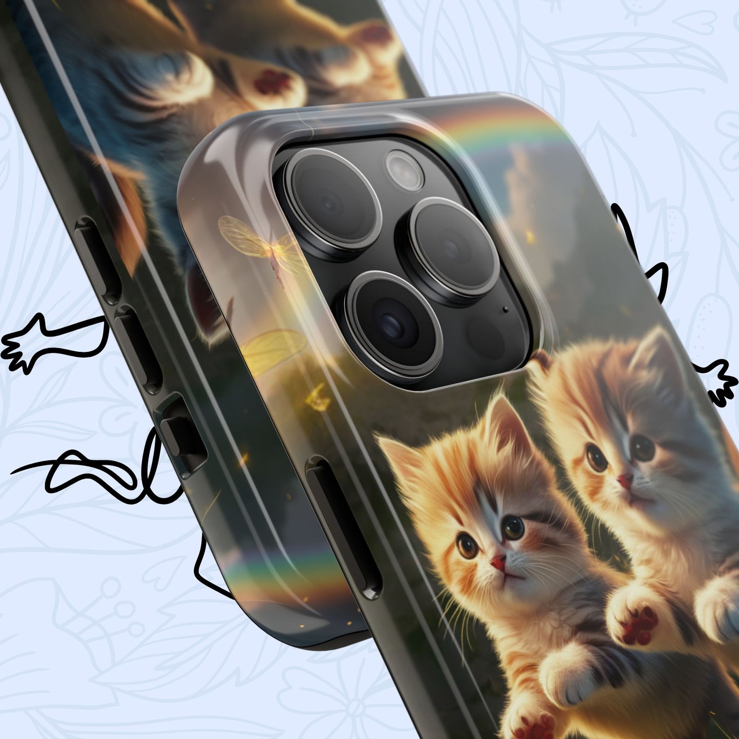 Bestie Buddies Wireless Charging Support Tough Case