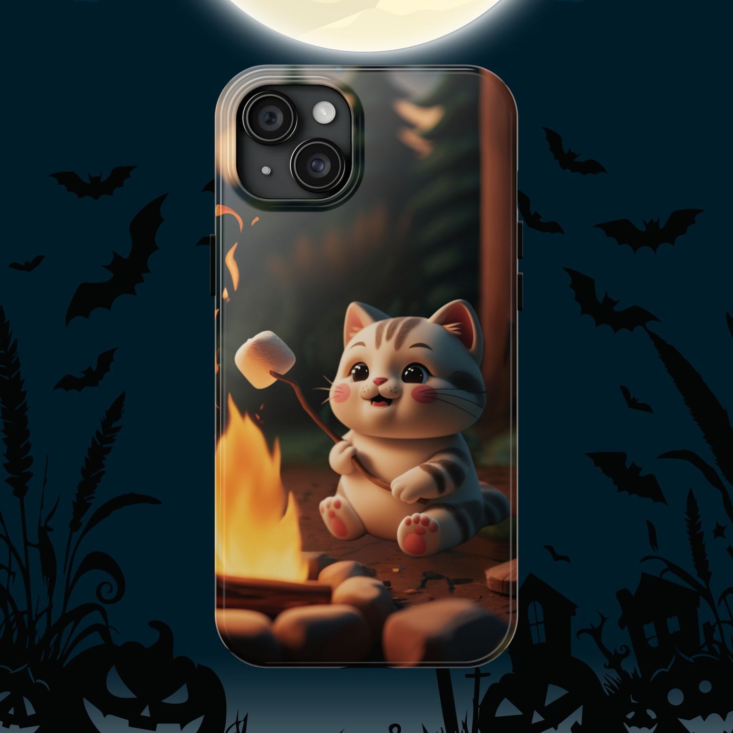 Meowstic Grip Wireless Charging Support Tough Case.