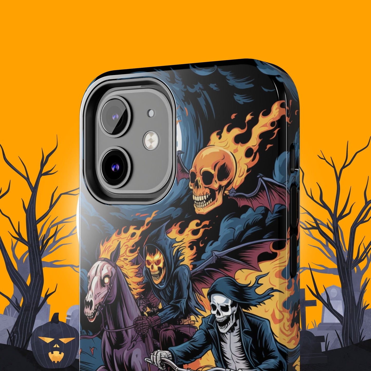 Ghost Riders Wireless Charging Support Tough Case