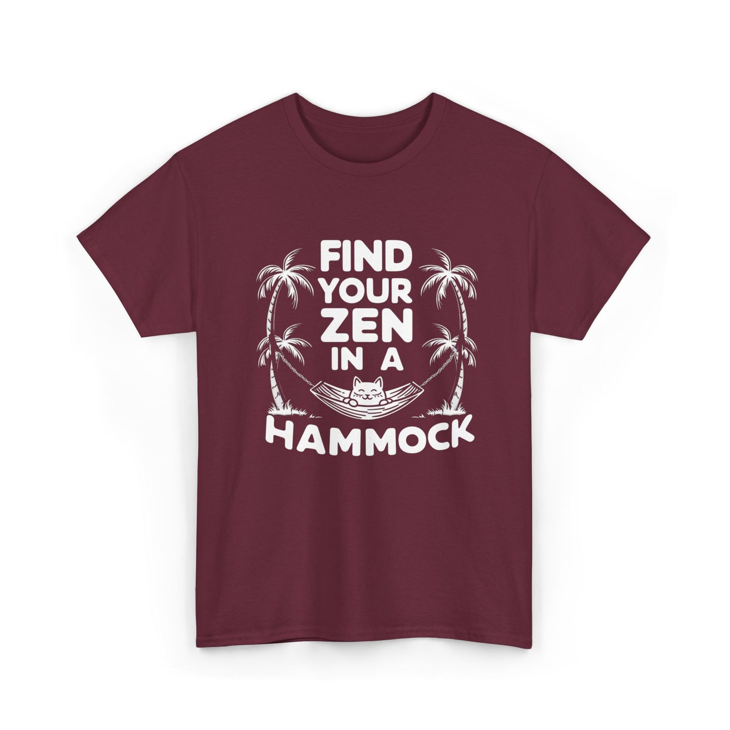 Find Your Zen In A Hammock Cotton tee