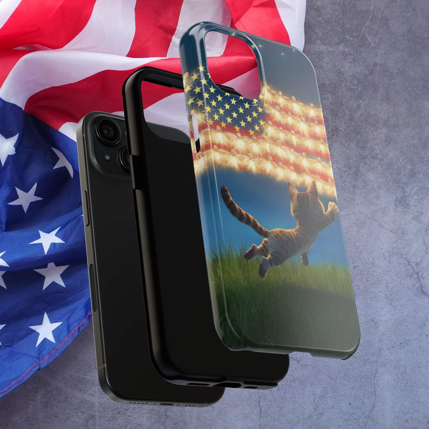 Eagle Eye Wireless Charging Support Tough Case