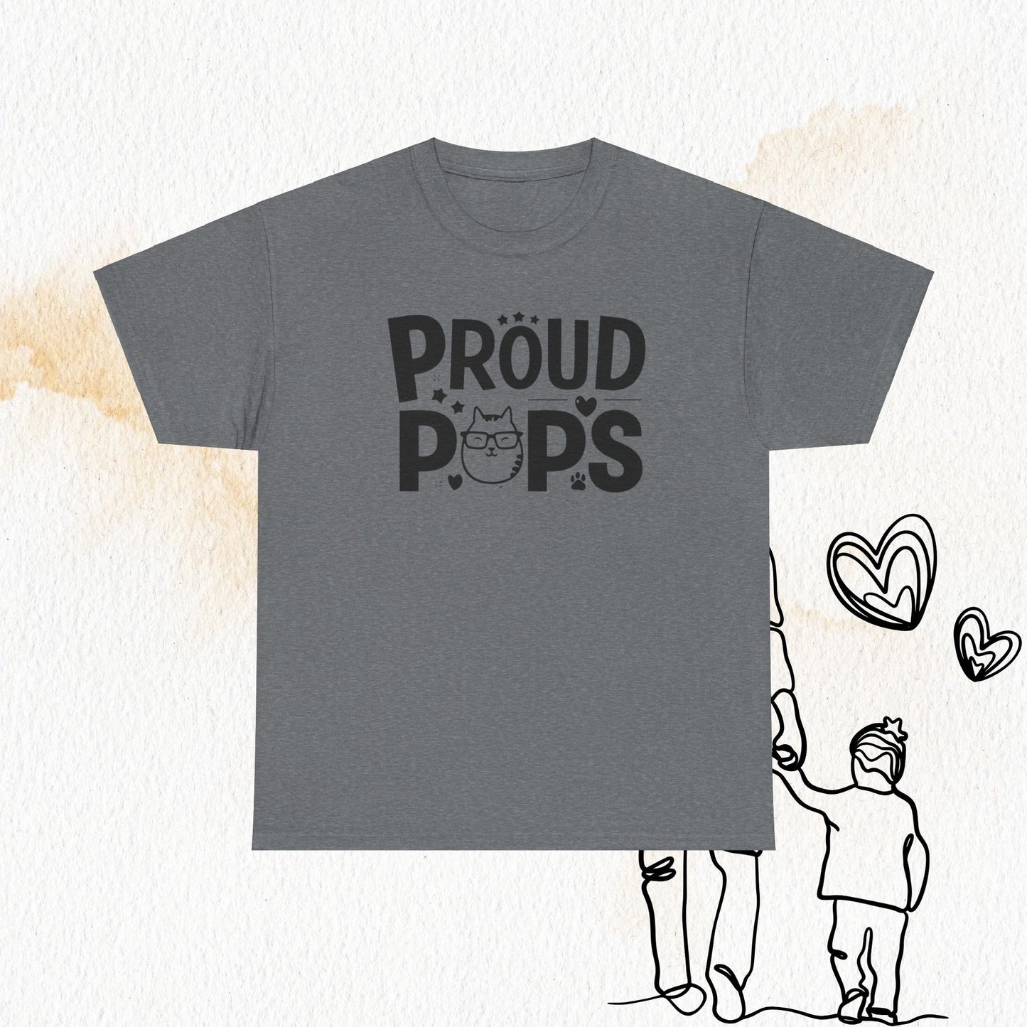 Proud Pops Cotton T-Shirt